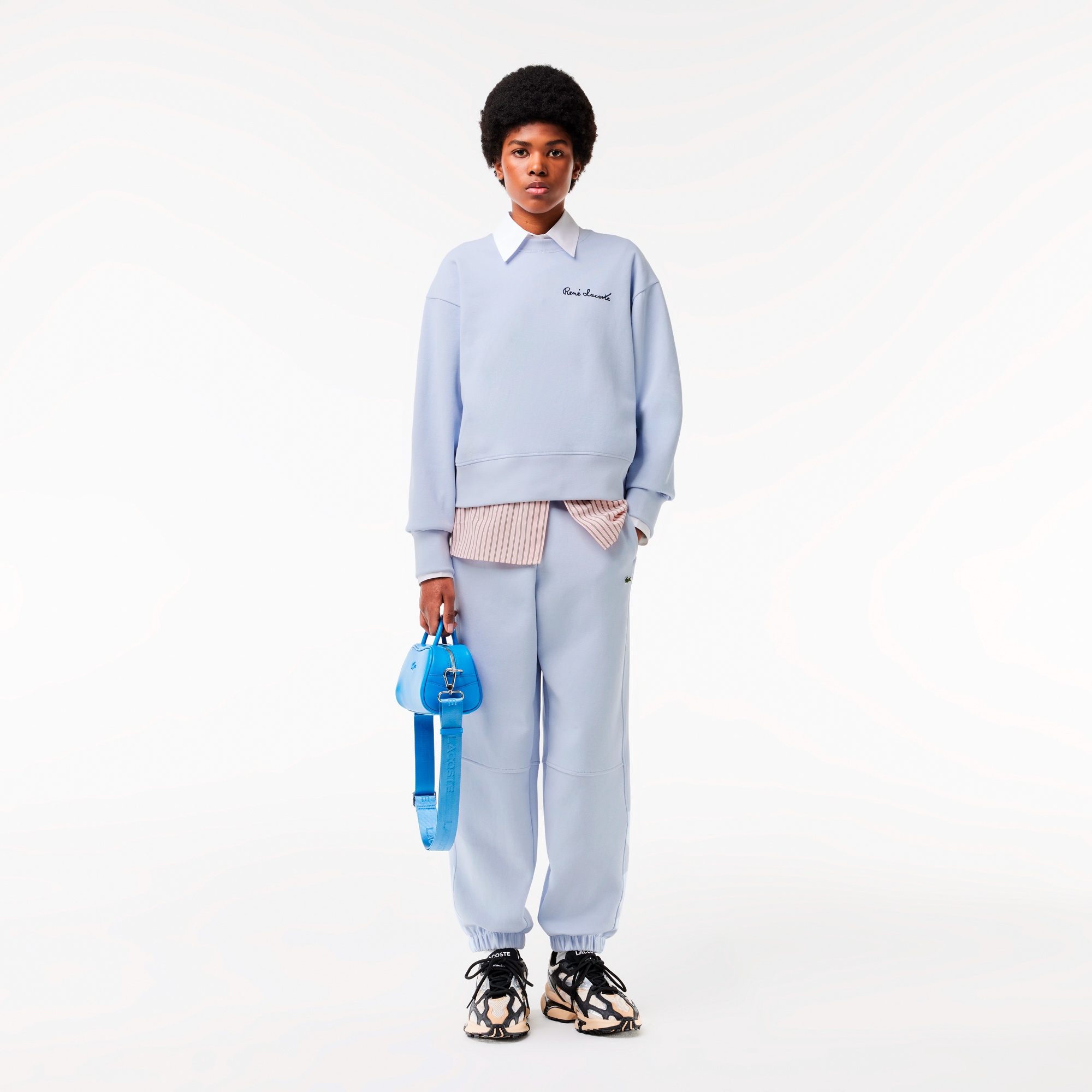 ダブルフェイスピケトラックパンツ