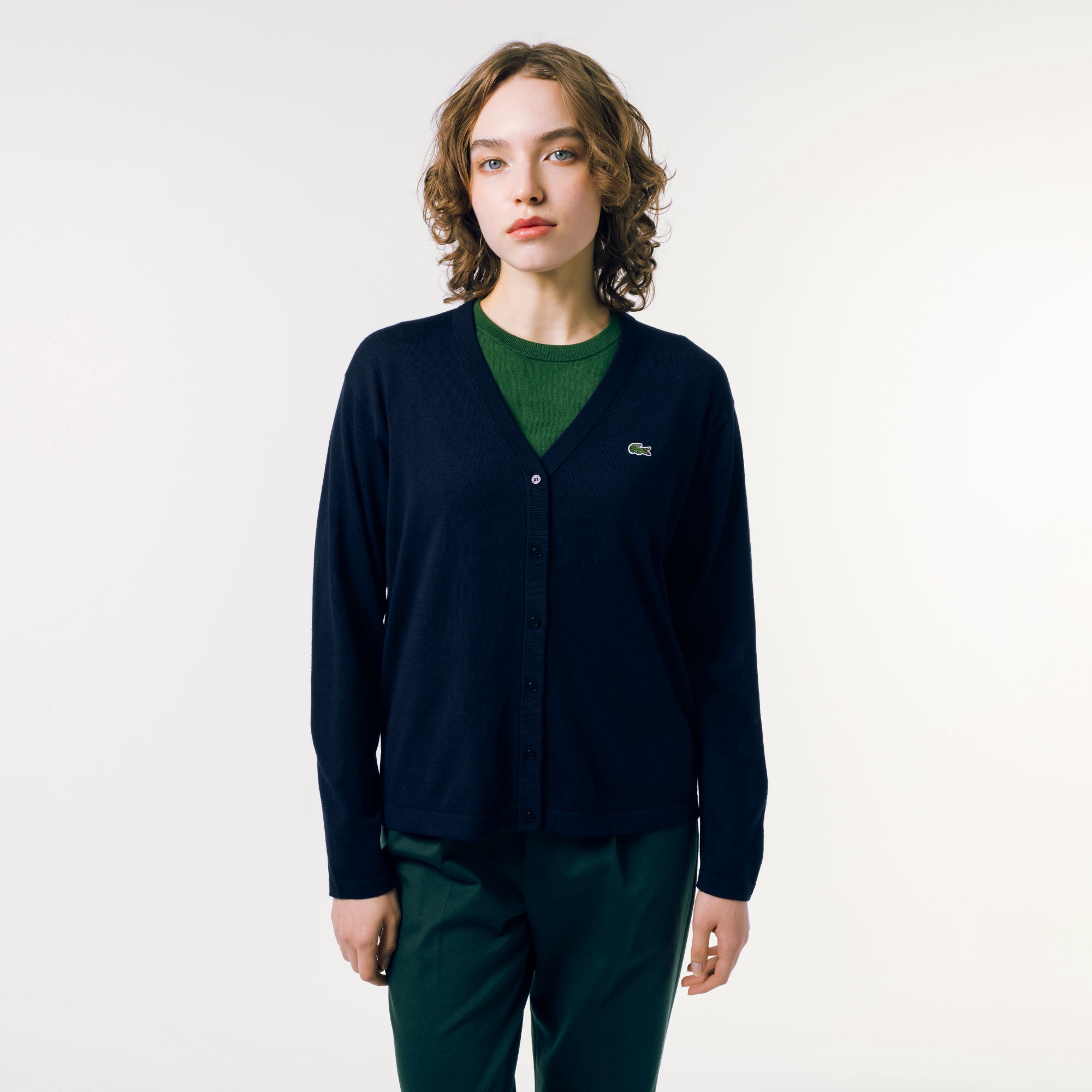 COOL MAX Vネックニットカーディガン