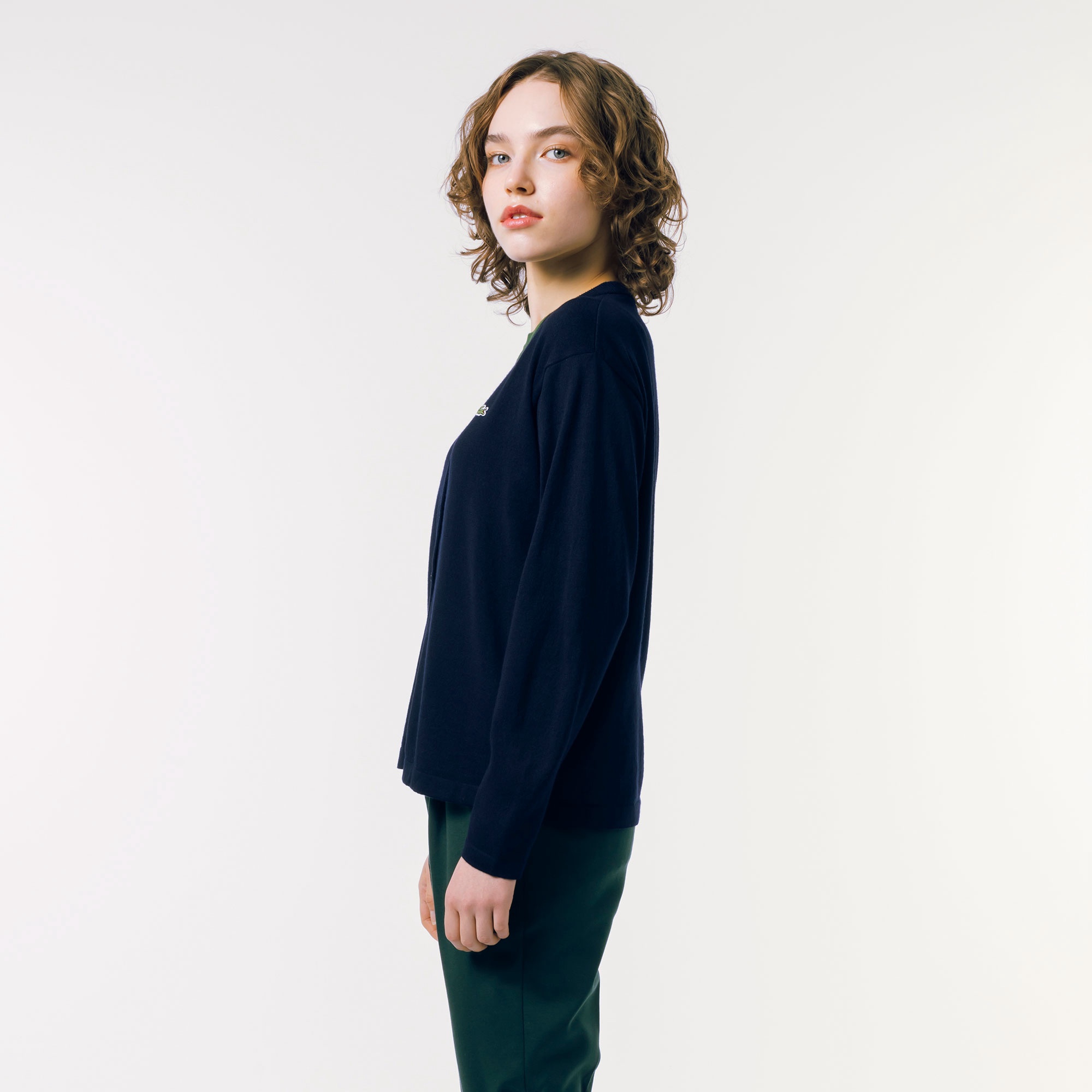 COOL MAX Vネックニットカーディガン