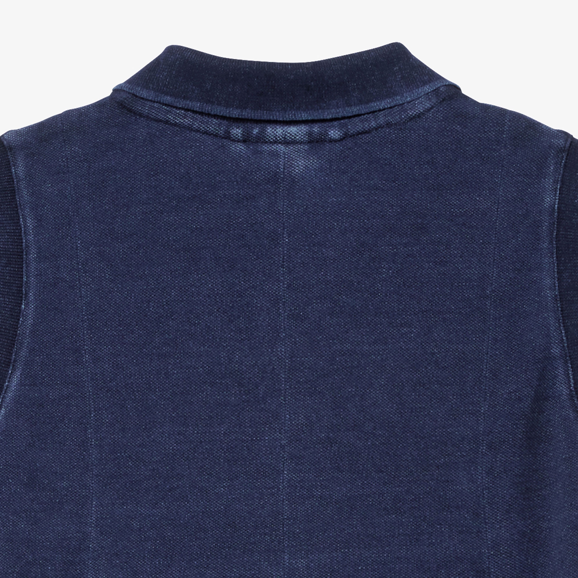 インディゴノースリーブポロドレス