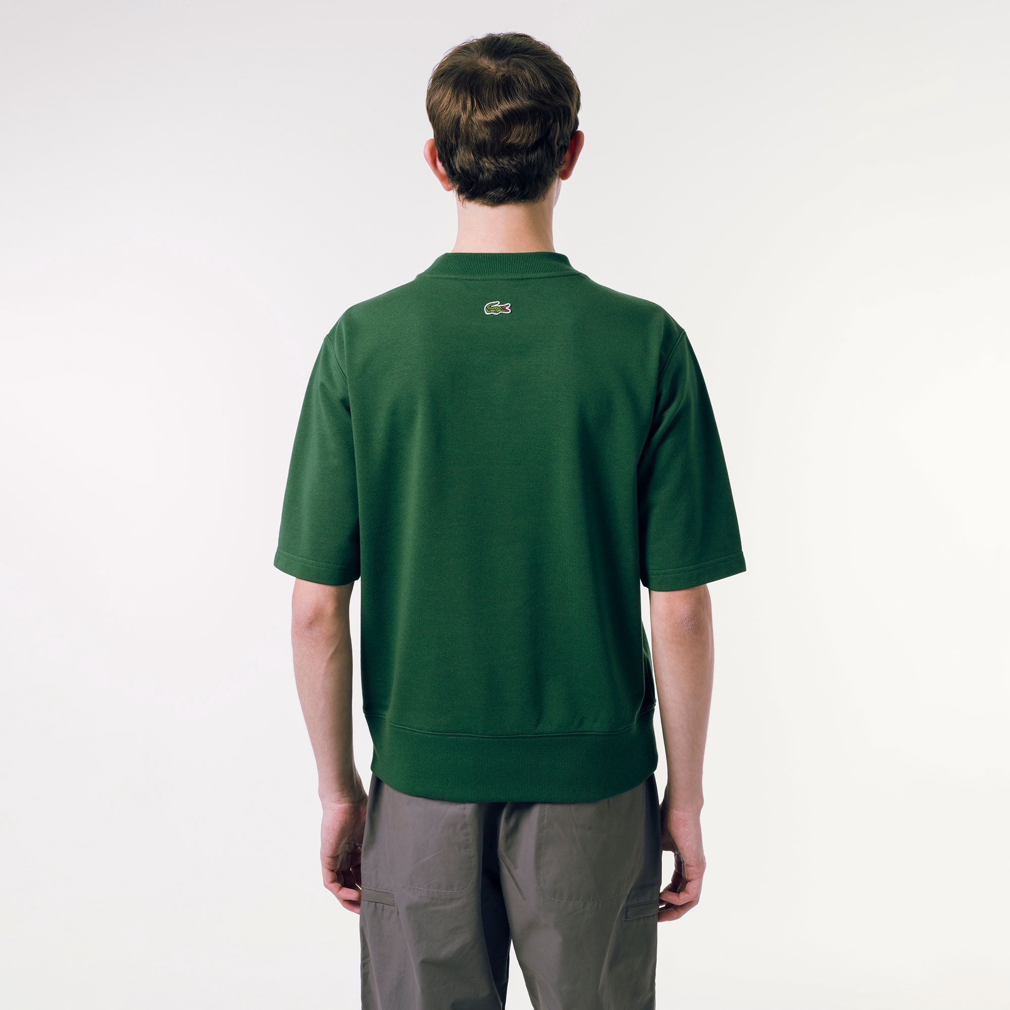 オーバーサイズクロックエンブレムスウェットTシャツ