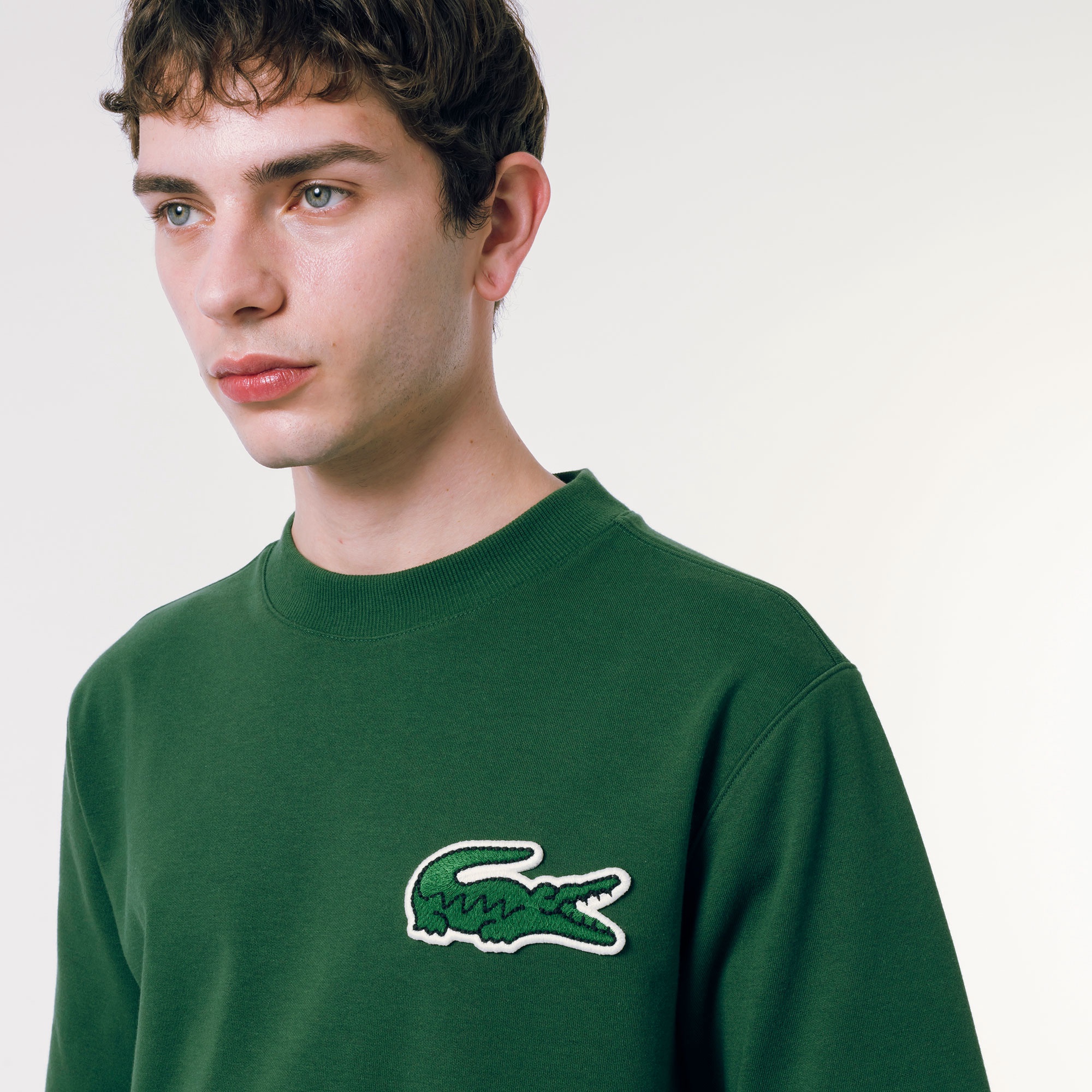 オーバーサイズクロックエンブレムスウェットTシャツ