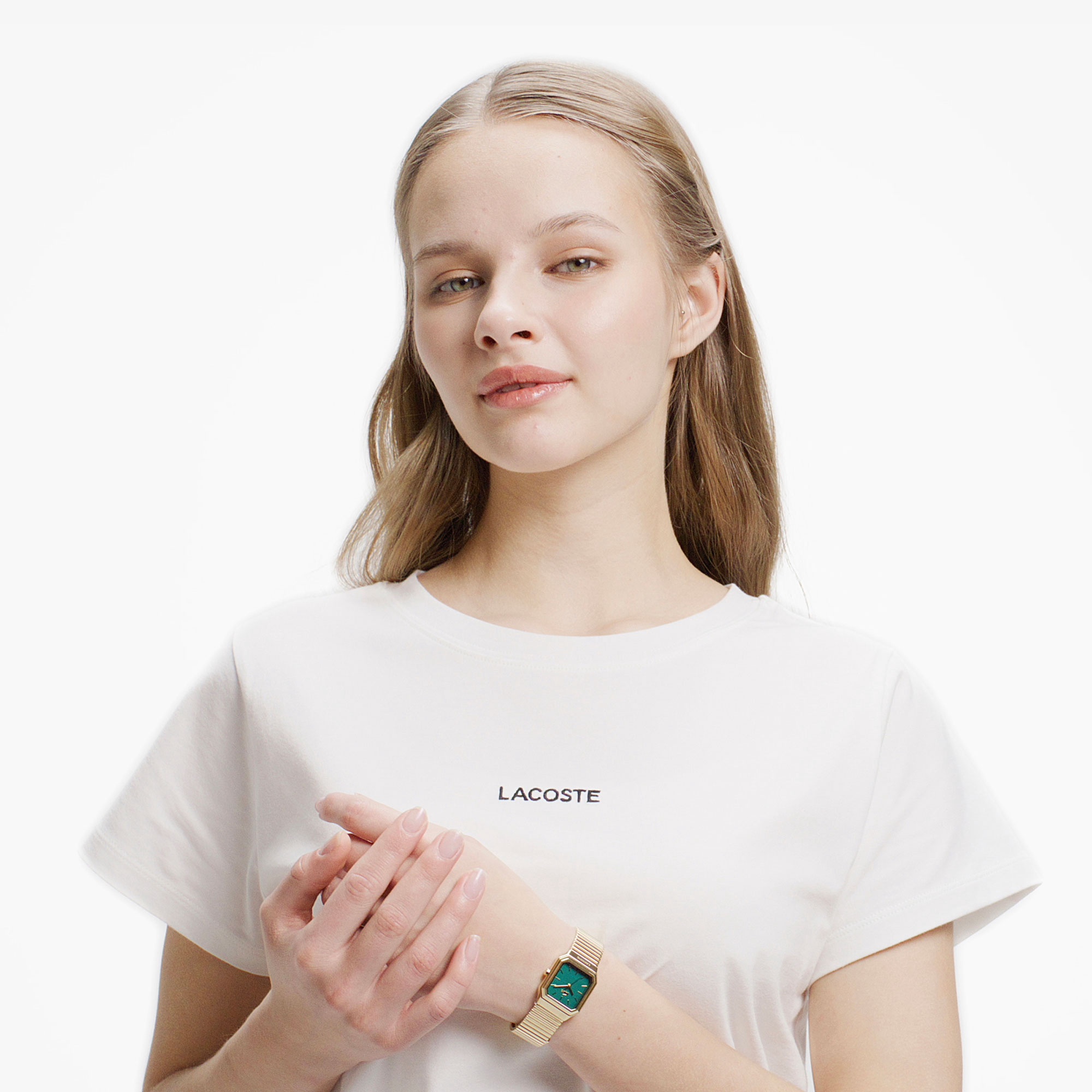 コンパクトブランドネームロゴTシャツ