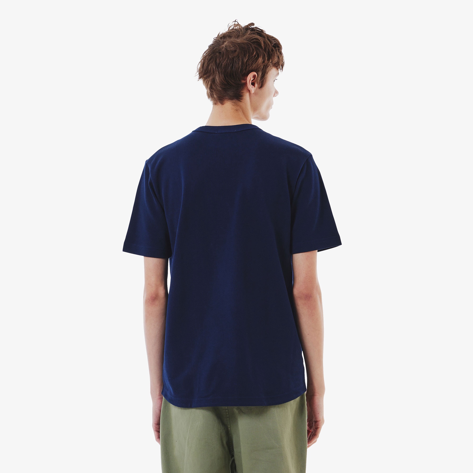 鹿の子地ポケット半袖Tシャツ