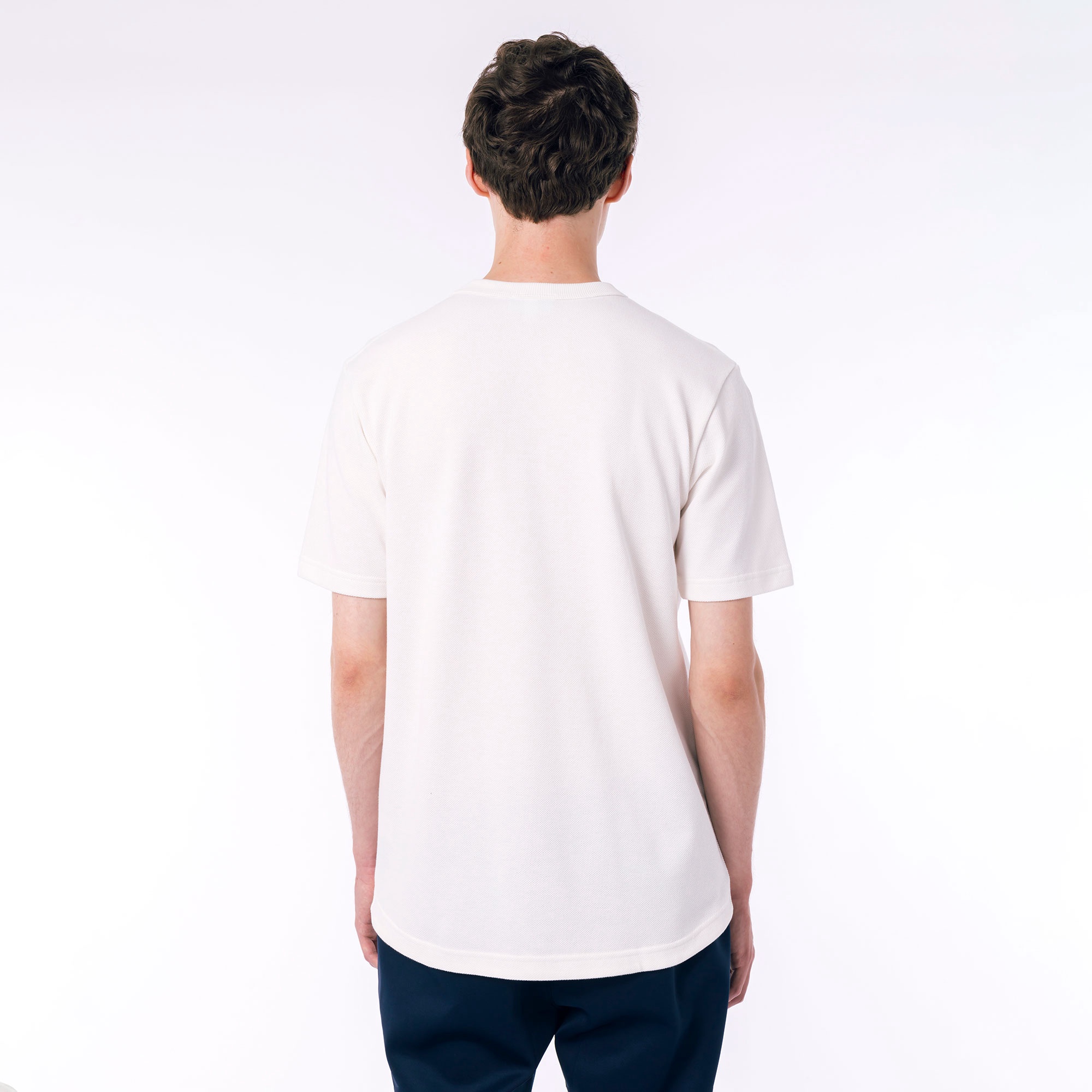 鹿の子地ポケット半袖Tシャツ