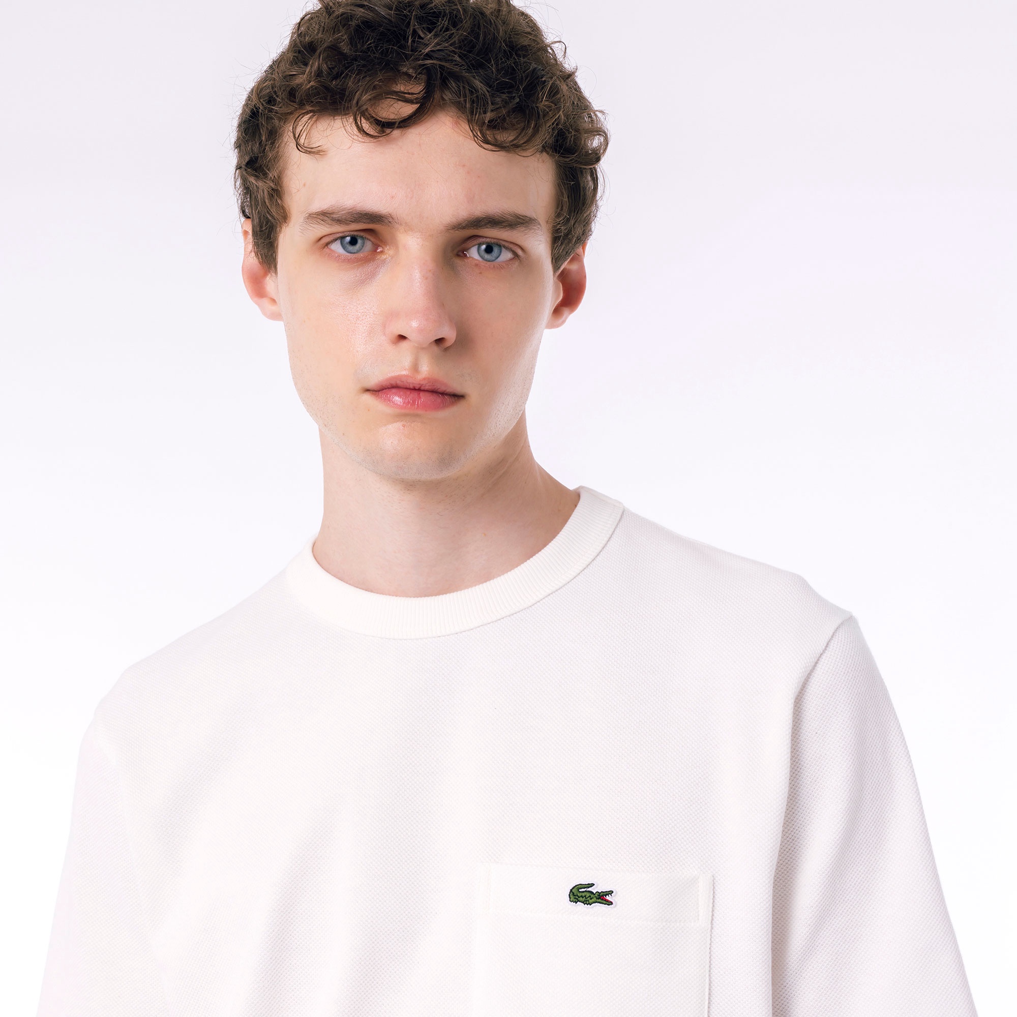 鹿の子地ポケット半袖Tシャツ