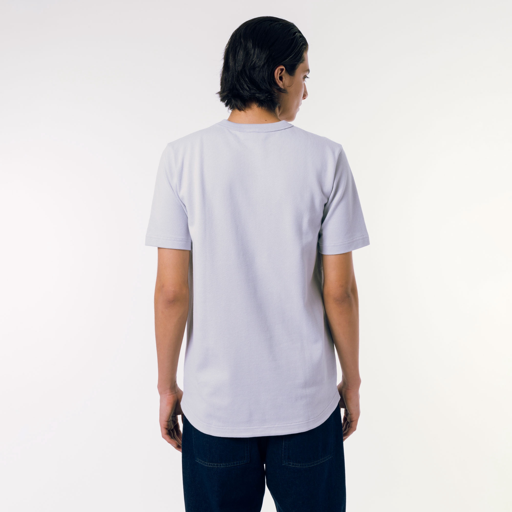 鹿の子地ポケット半袖Tシャツ