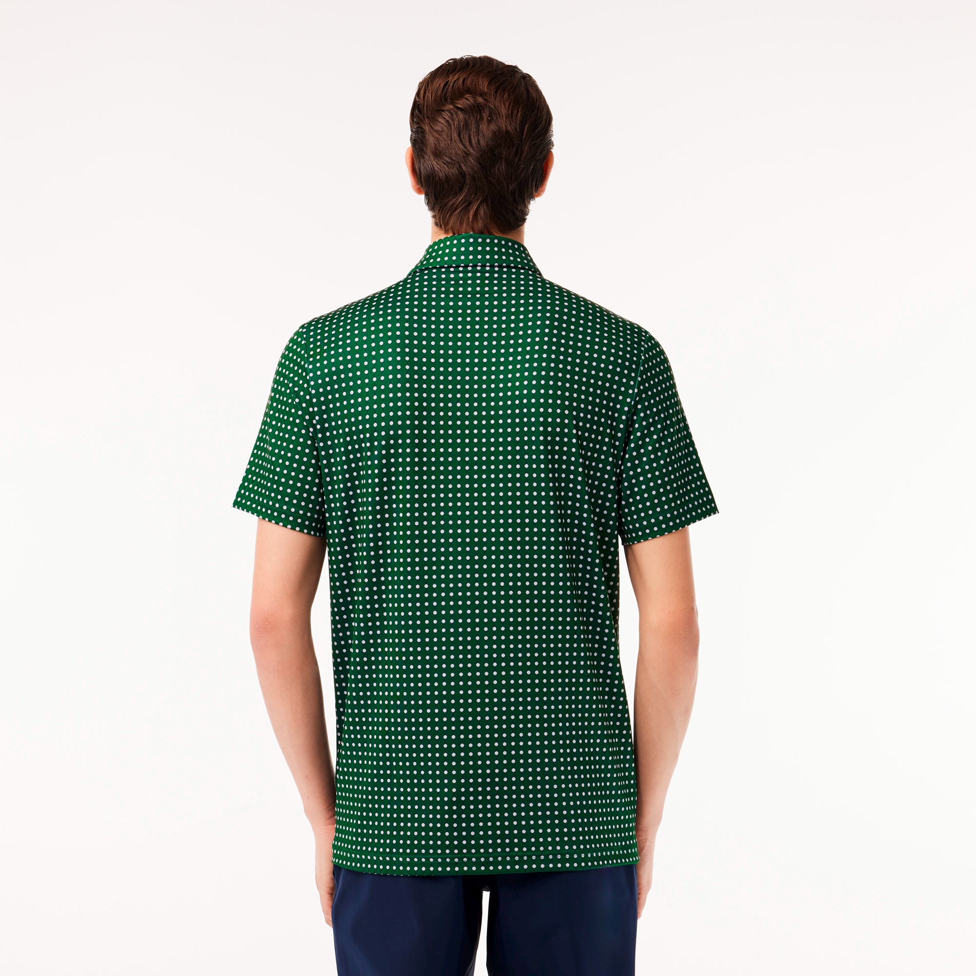 ミニマム総柄プリントゴルフポロシャツ