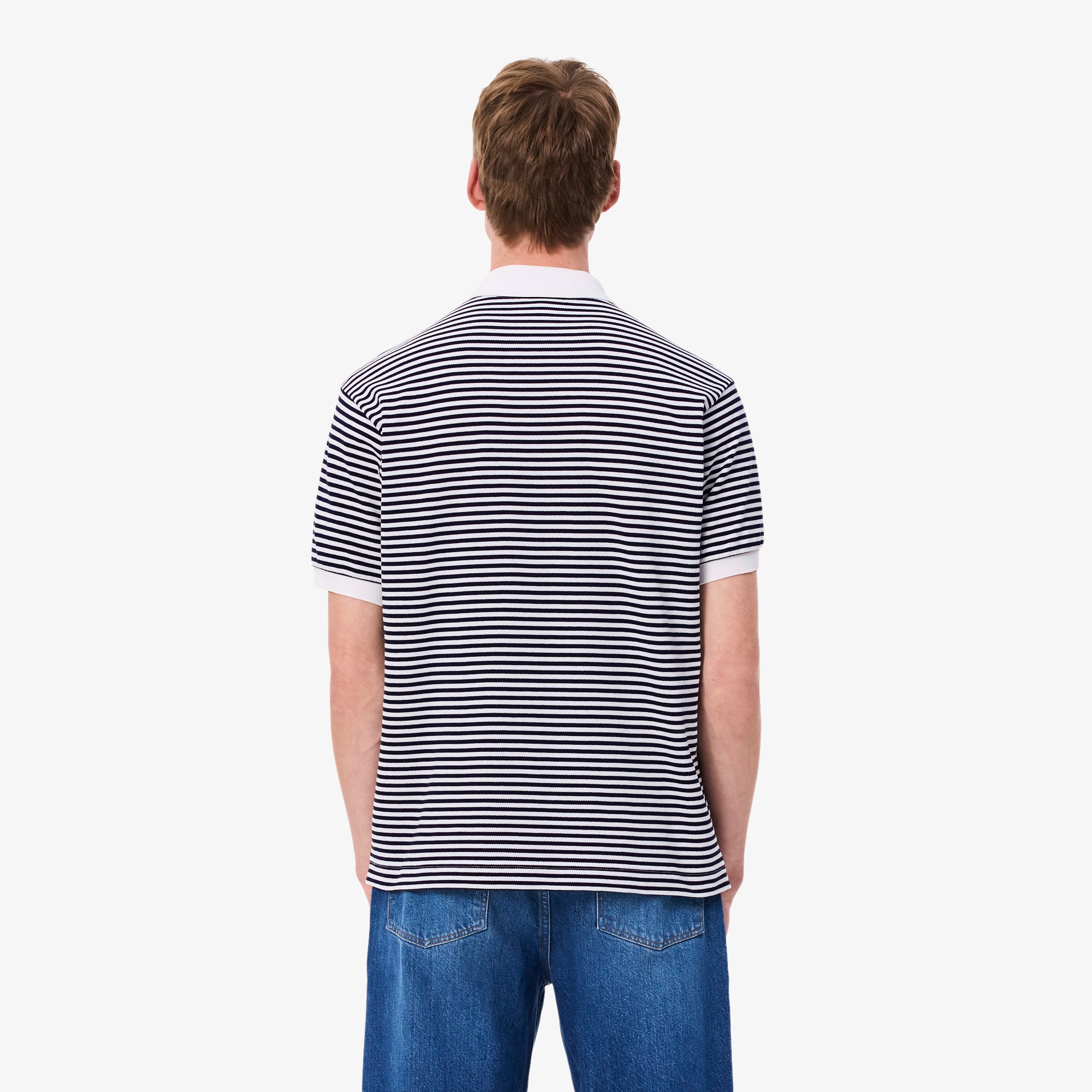 L.12.12マリンボーダーポロシャツ