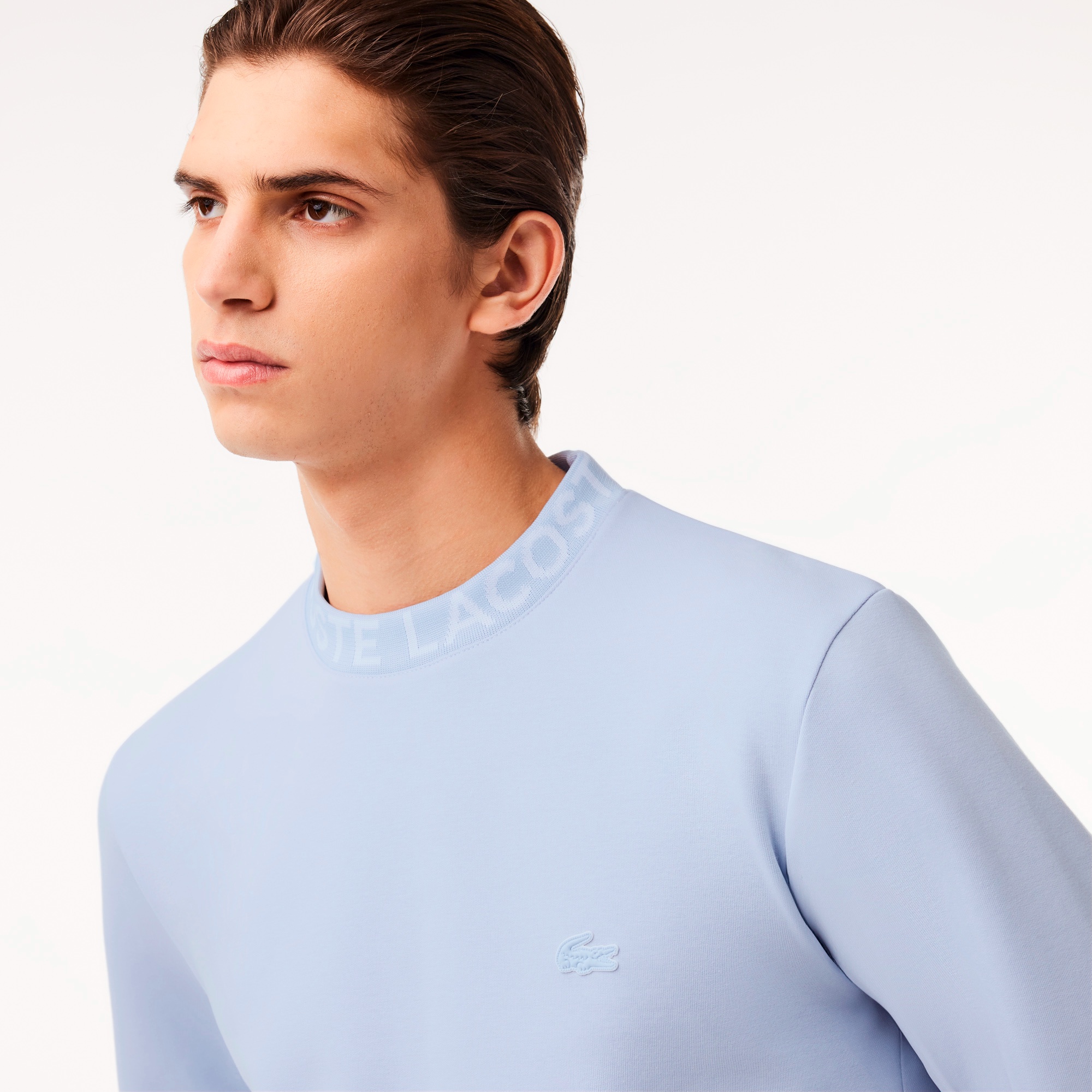 ネームジャカードモックネックスウェット