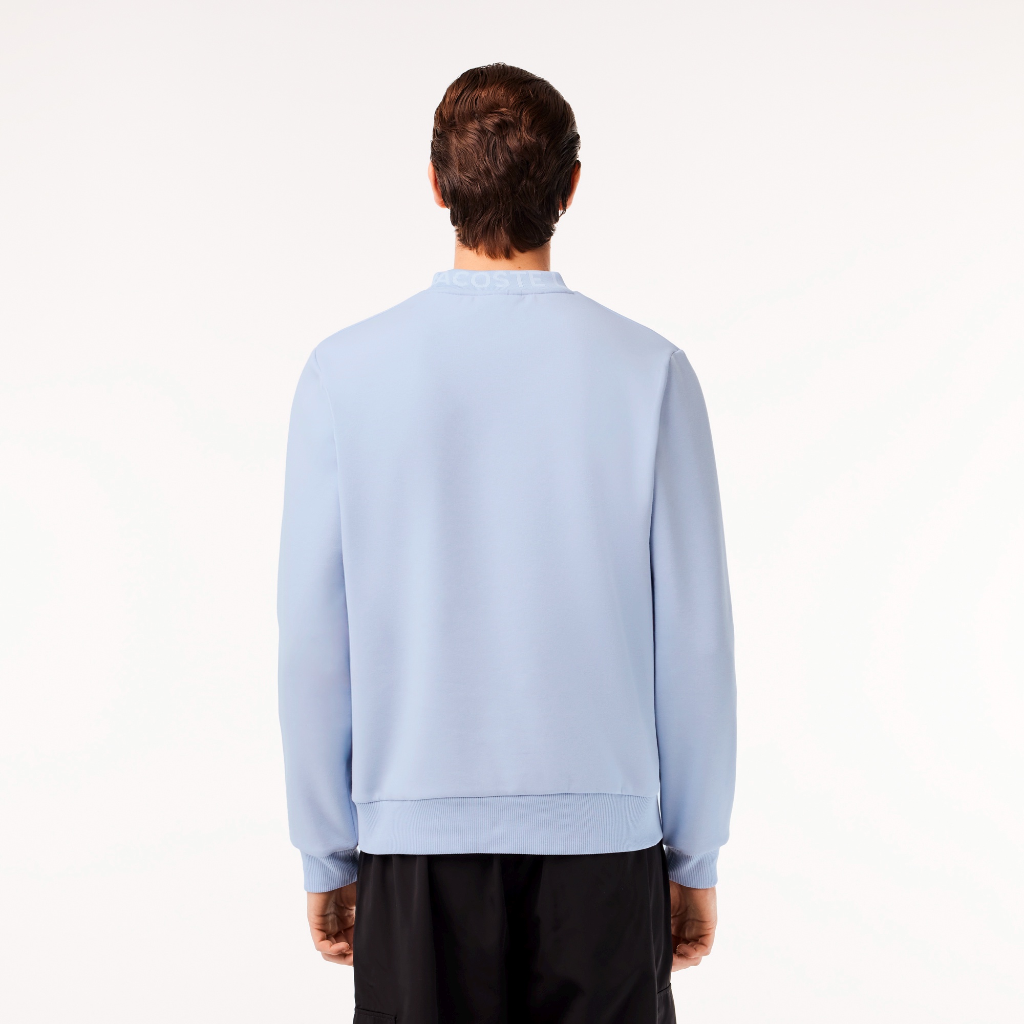 ネームジャカードモックネックスウェット