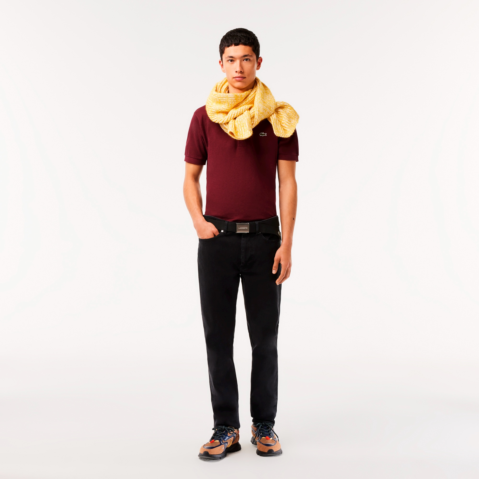 ラコステ L.12.64 ポロシャツ (杢・半袖)