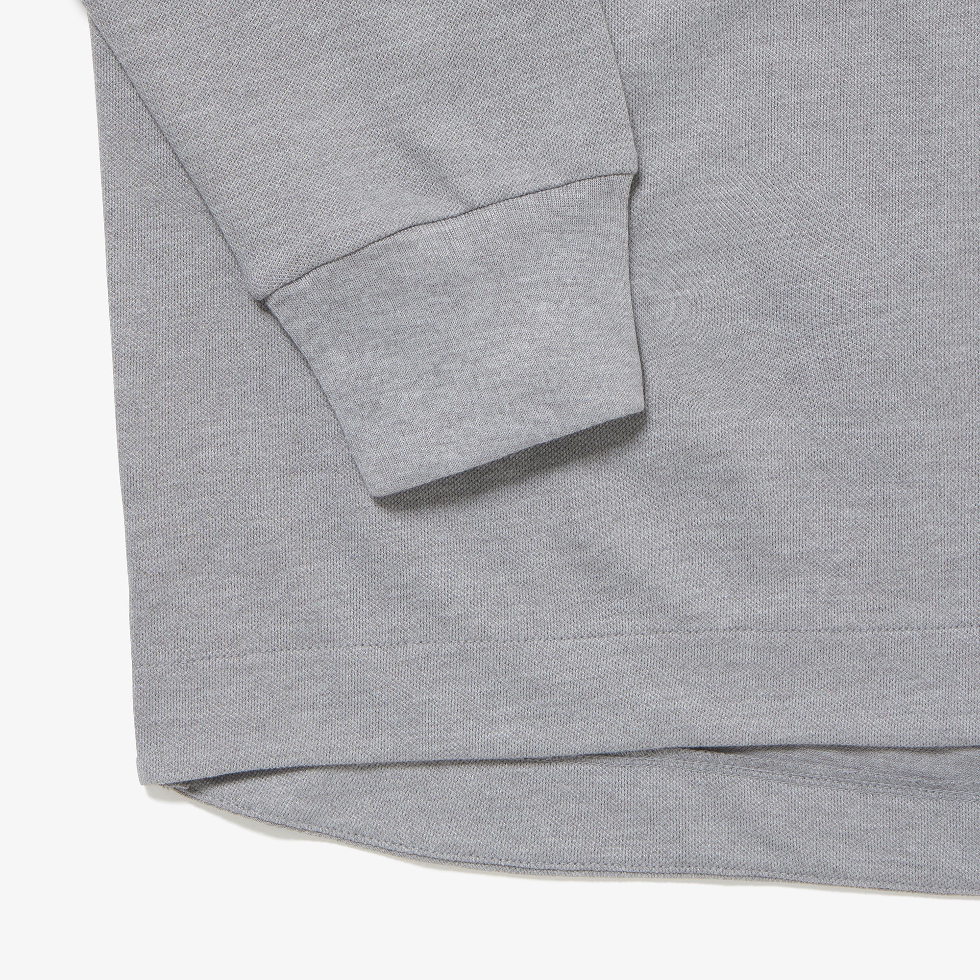 鹿の子地モックネックTシャツ