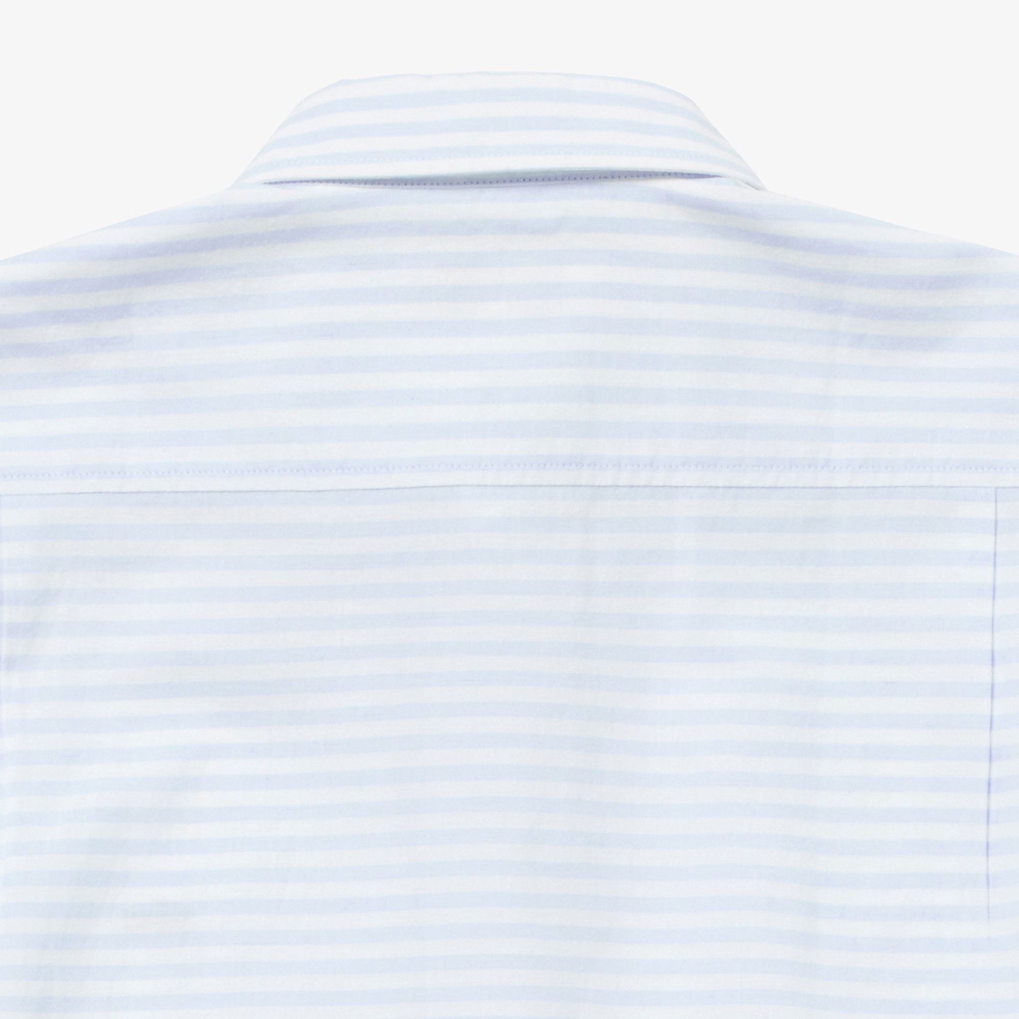 コットンリネンボーダーシャツ