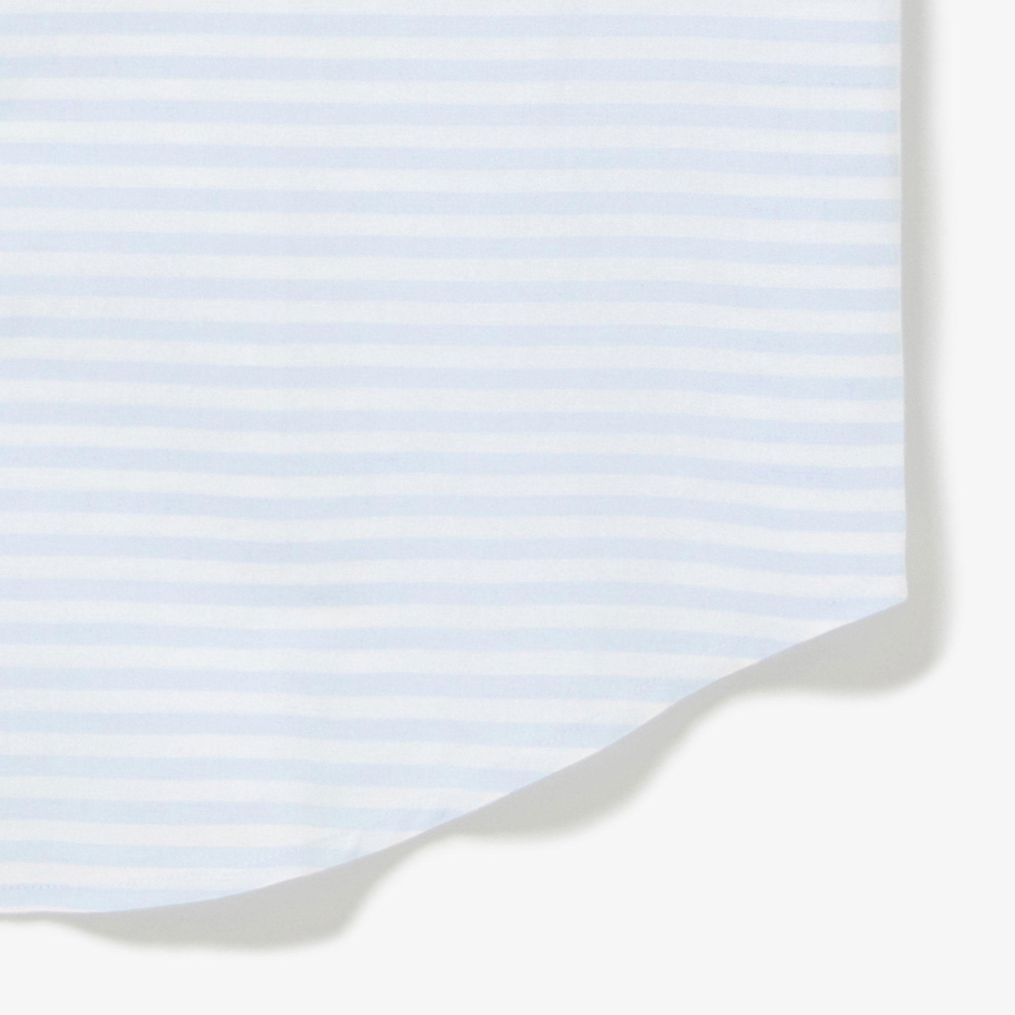 コットンリネンボーダーシャツ