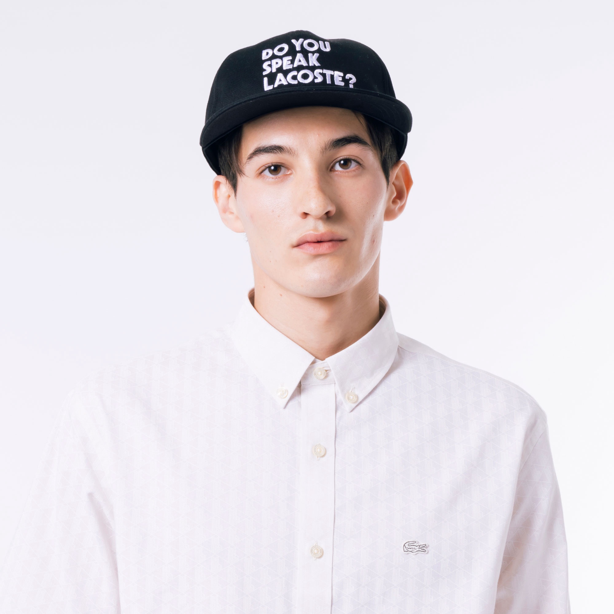 プリントジャカードシャンブレーオックスフォードシャツ