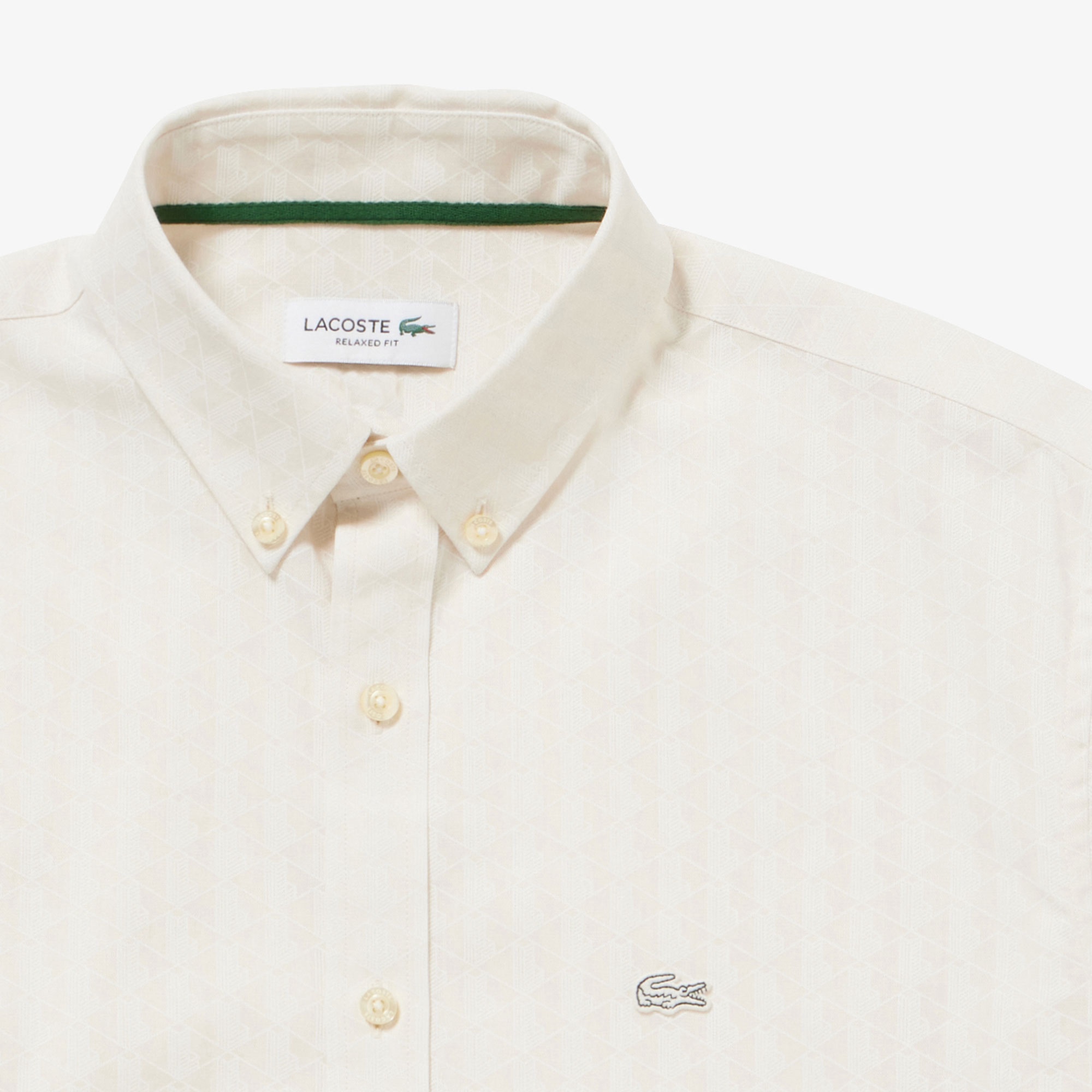 プリントジャカードシャンブレーオックスフォードシャツ