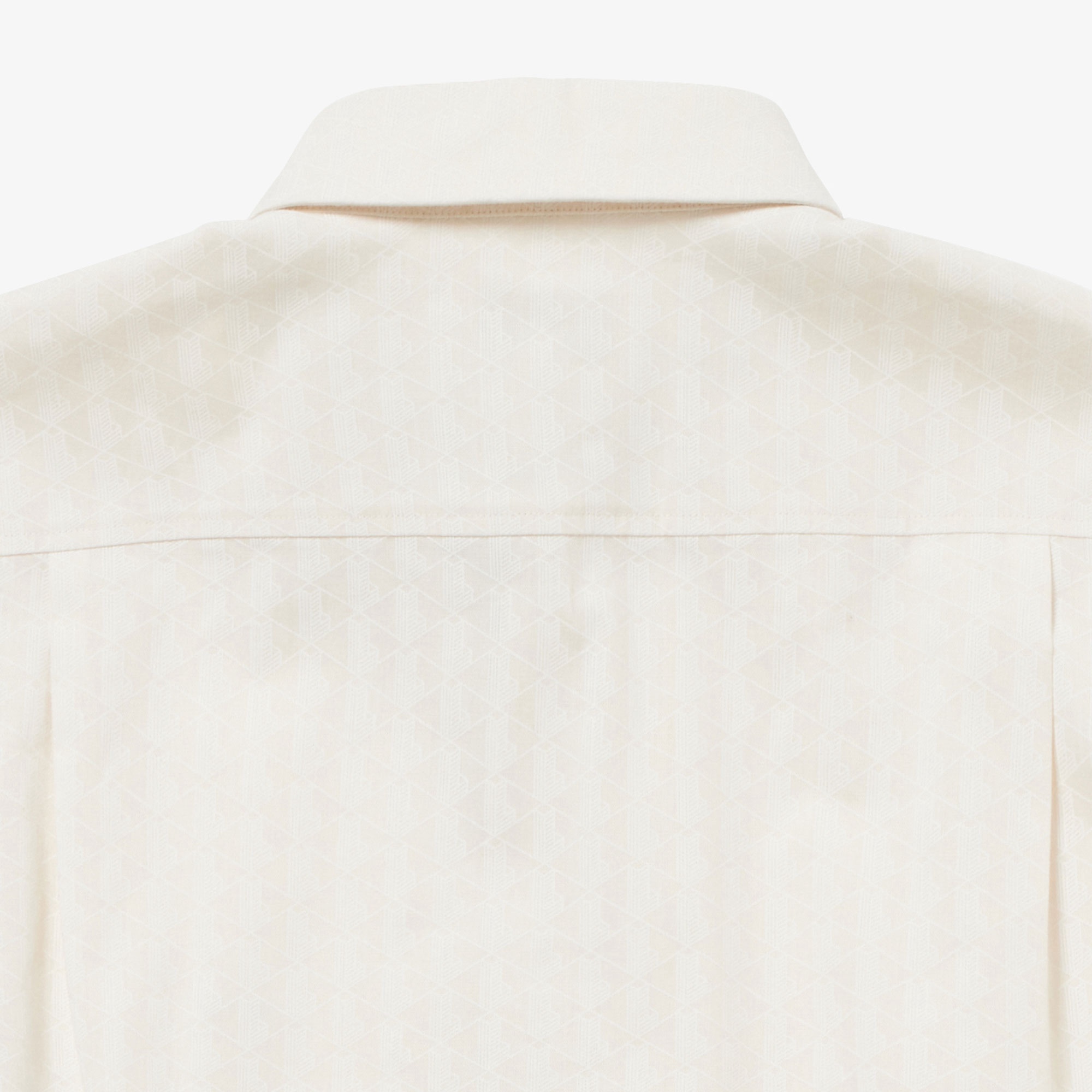 プリントジャカードシャンブレーオックスフォードシャツ