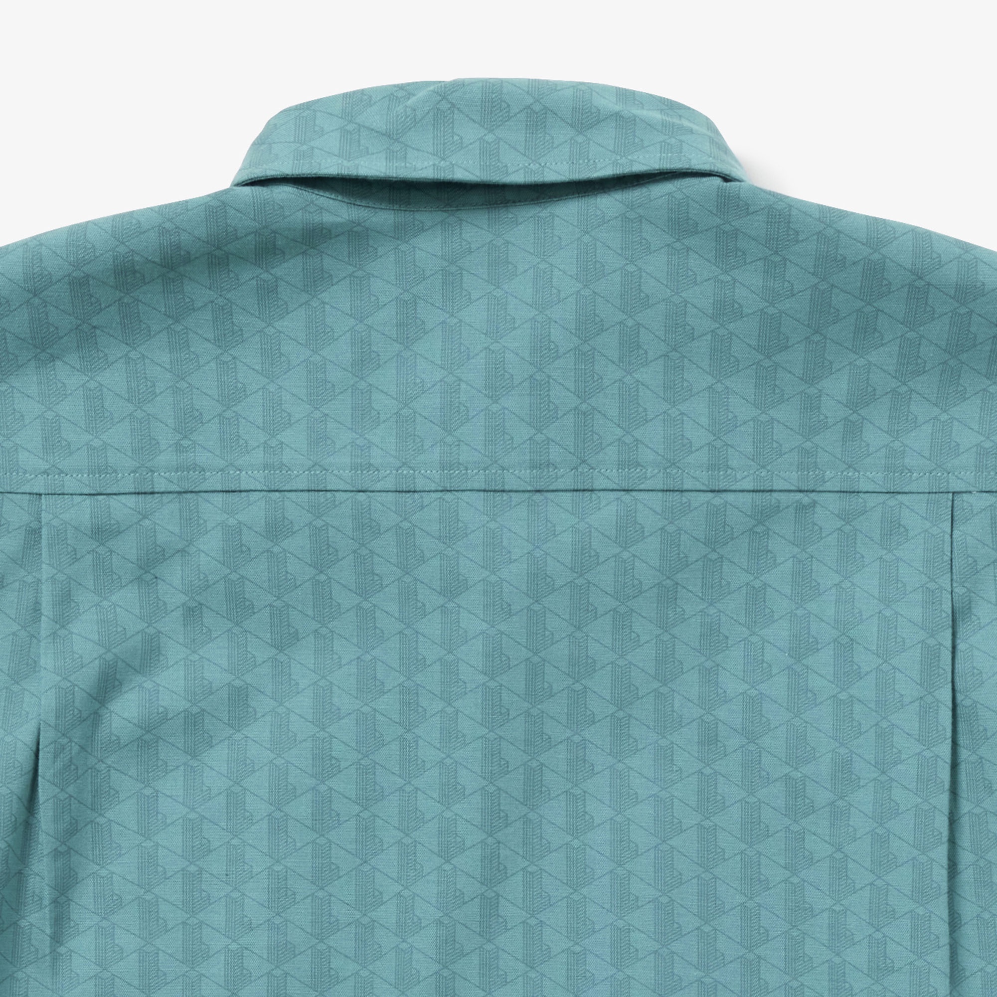 プリントジャカードシャンブレーオックスフォードシャツ