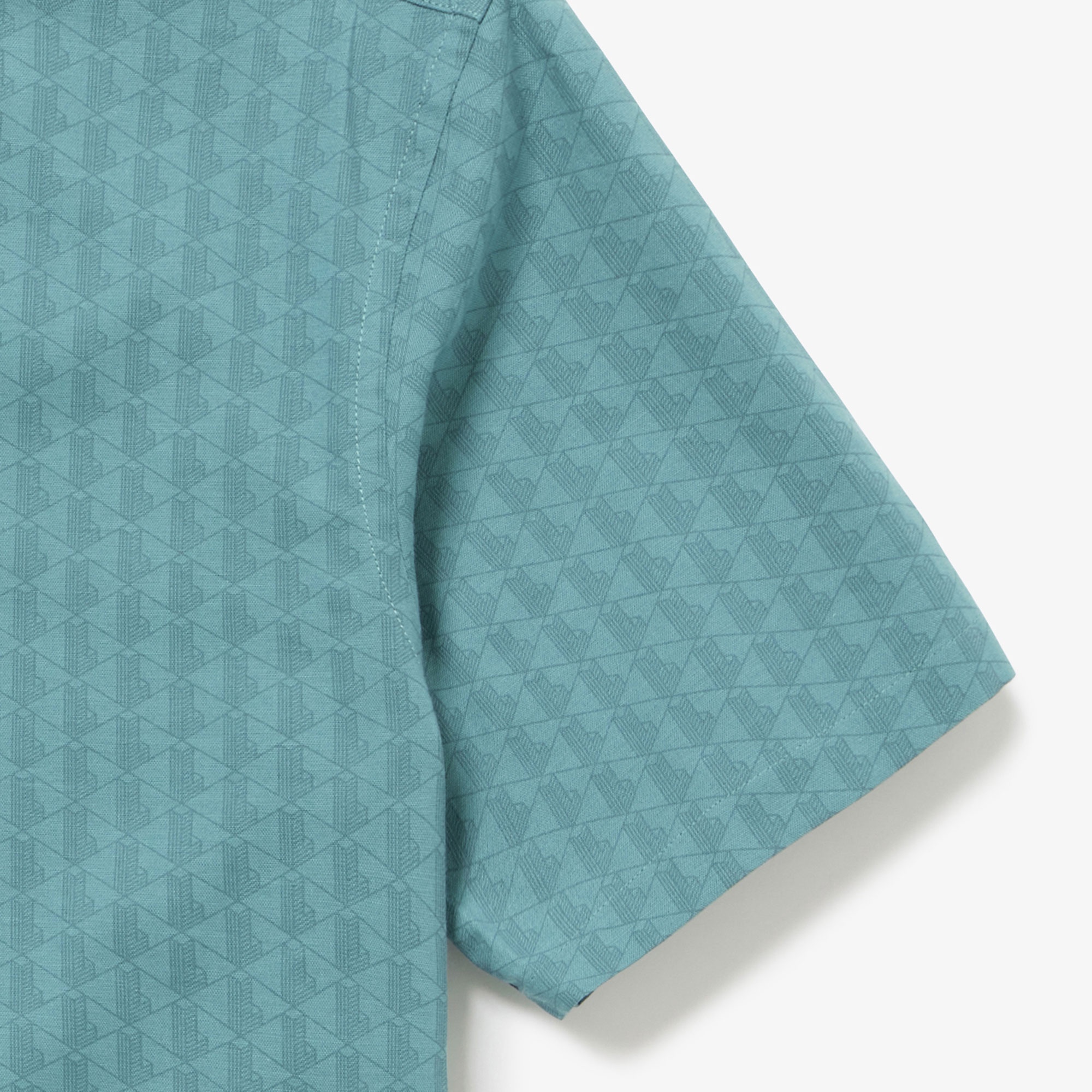 プリントジャカードシャンブレーオックスフォードシャツ