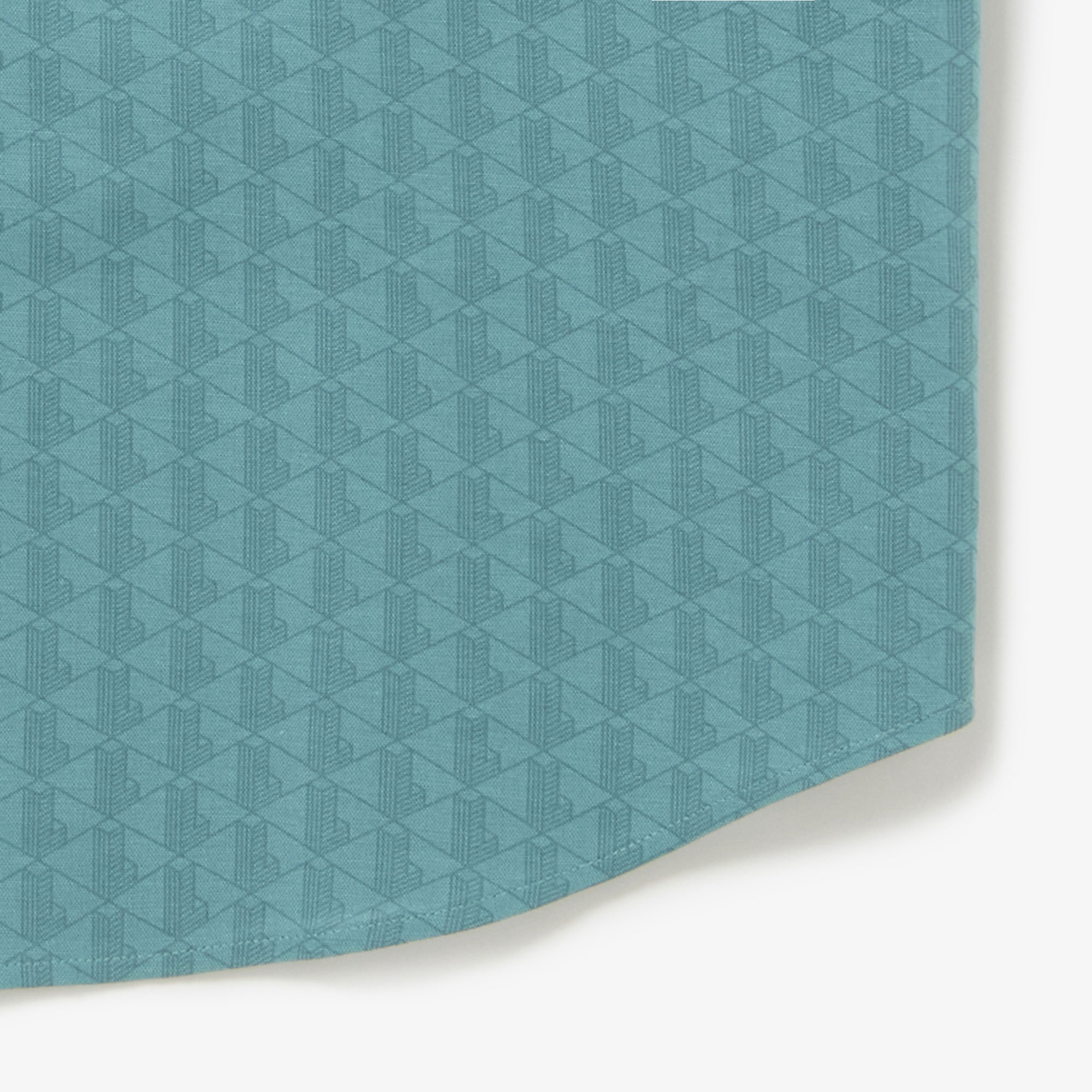 プリントジャカードシャンブレーオックスフォードシャツ