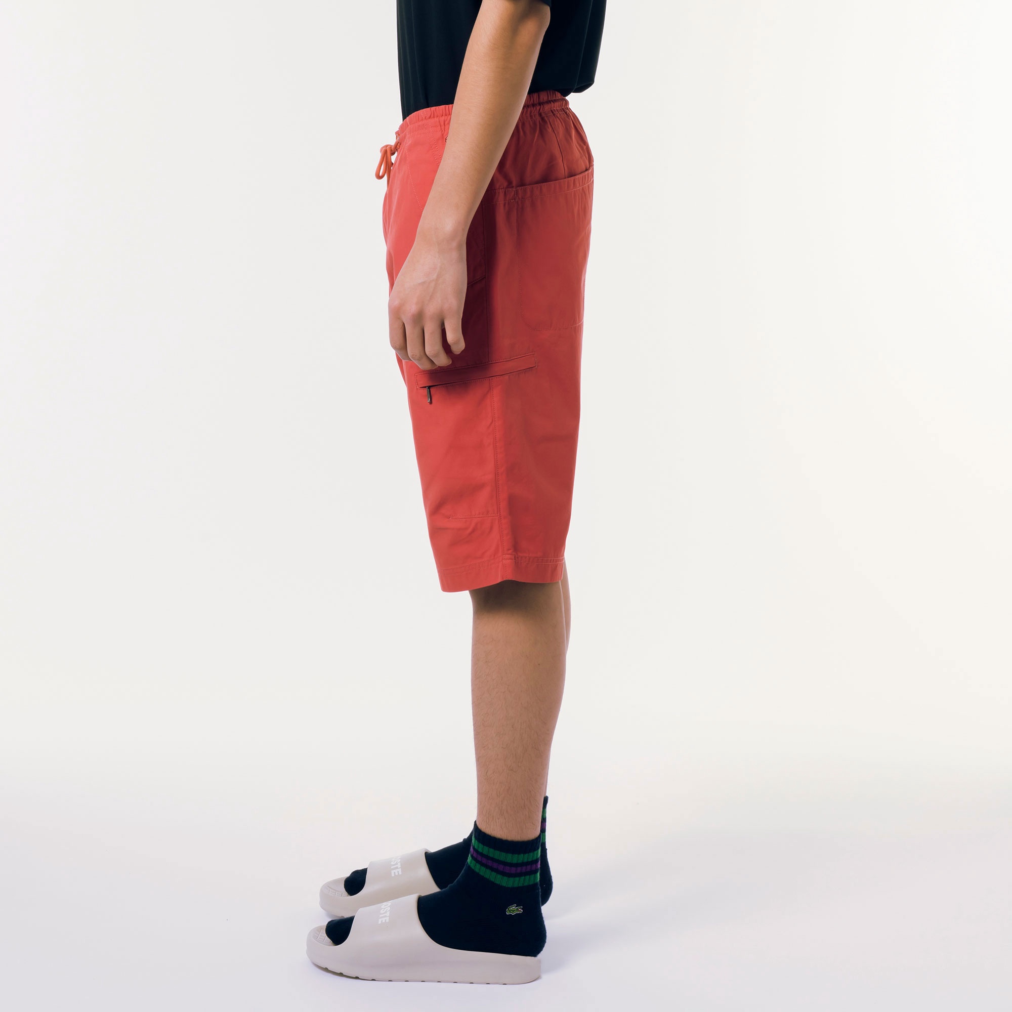 コットンナイロンツイルカーゴショーツ