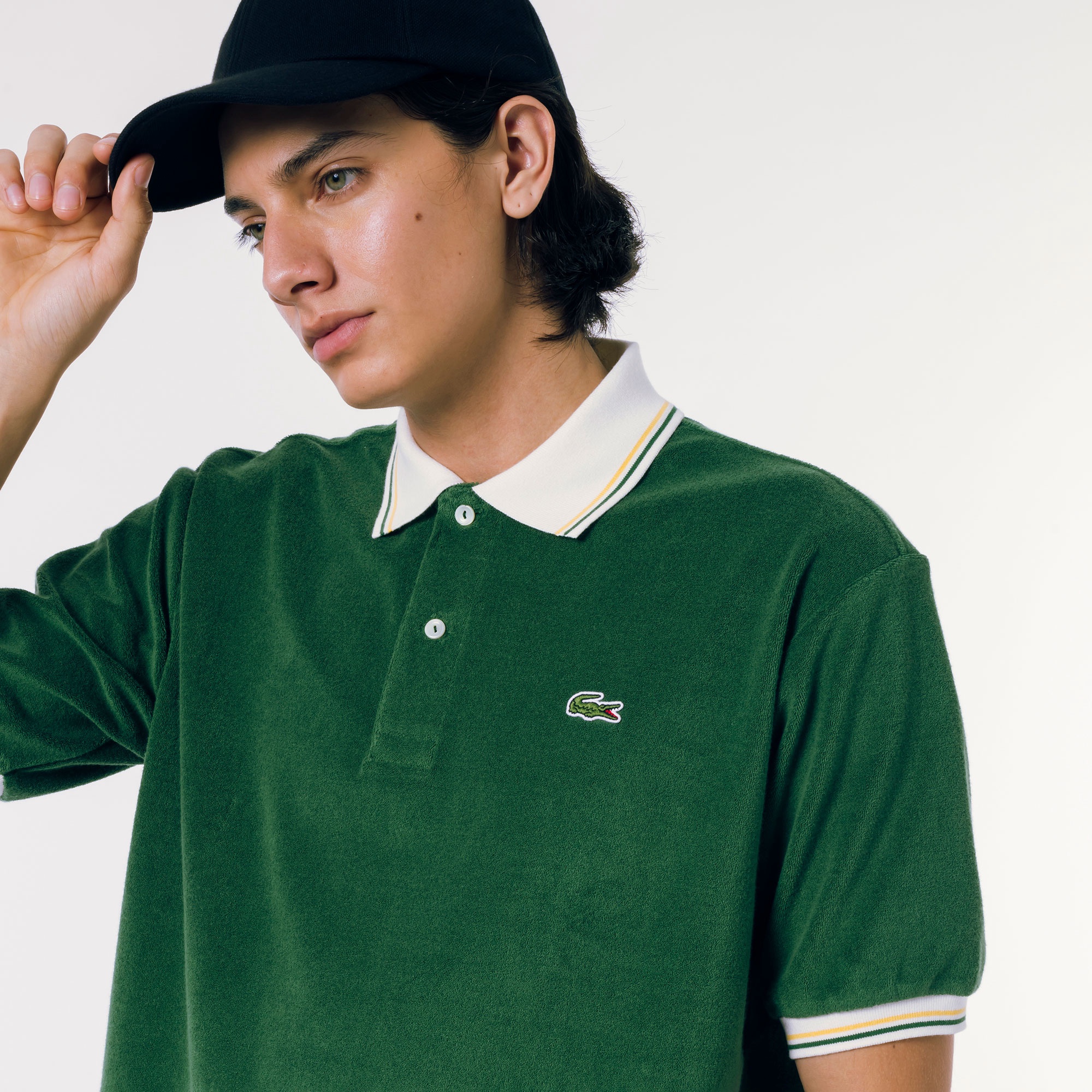 ハイゲージパイル地ポロシャツ