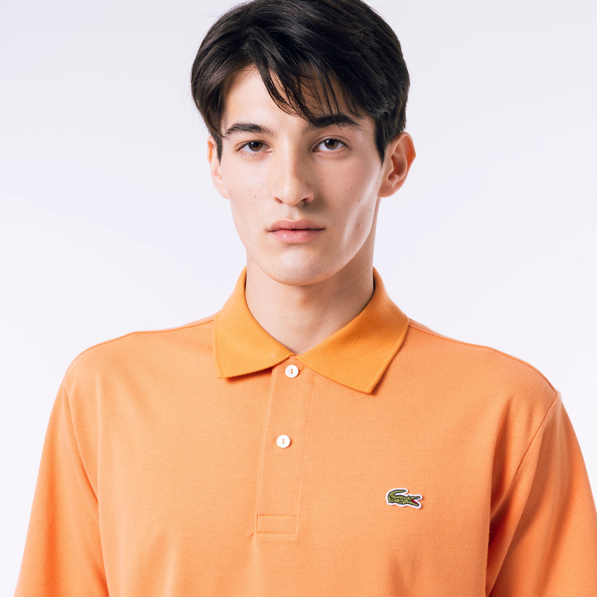 リヨセルブレンドミニマルポロシャツ