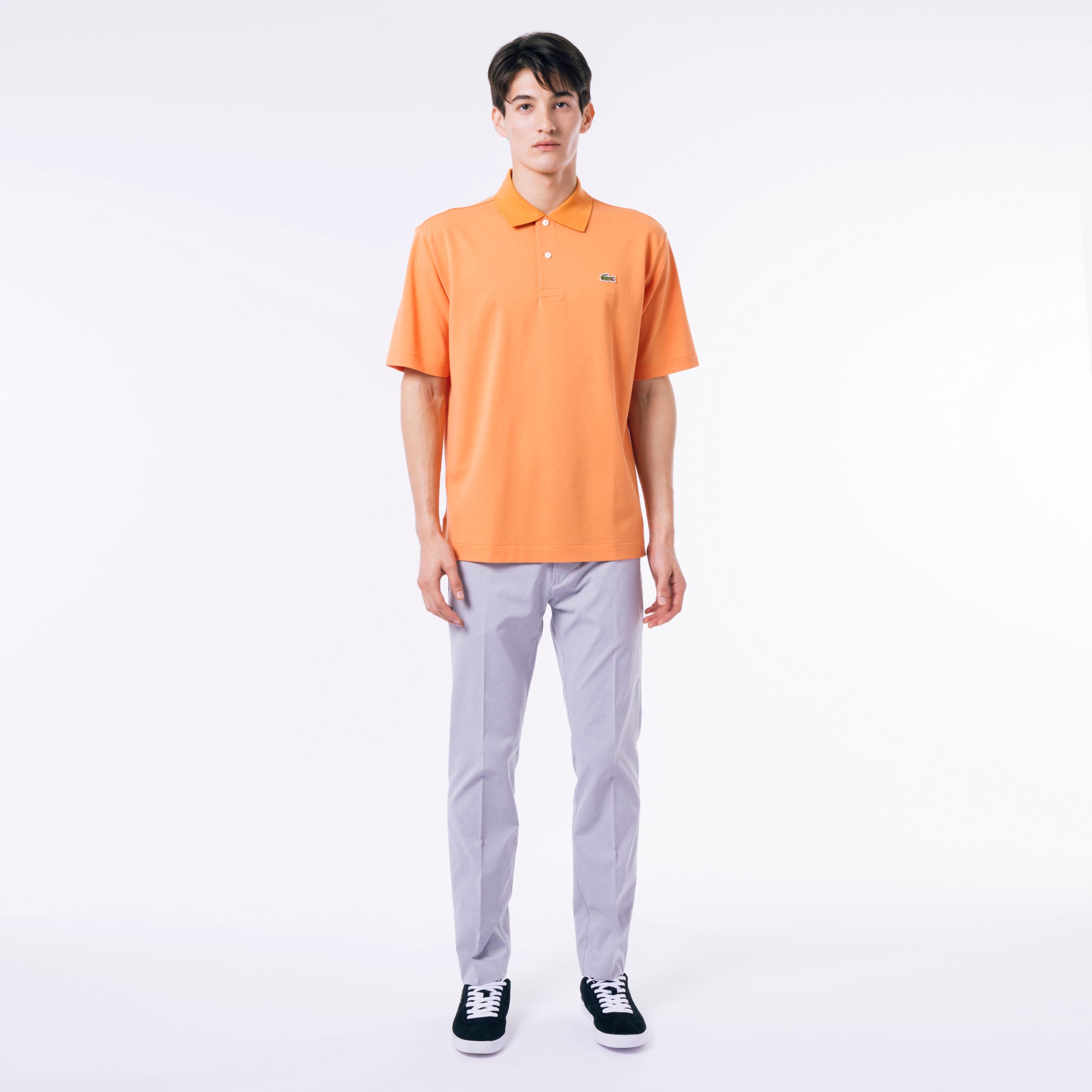 リヨセルブレンドミニマルポロシャツ