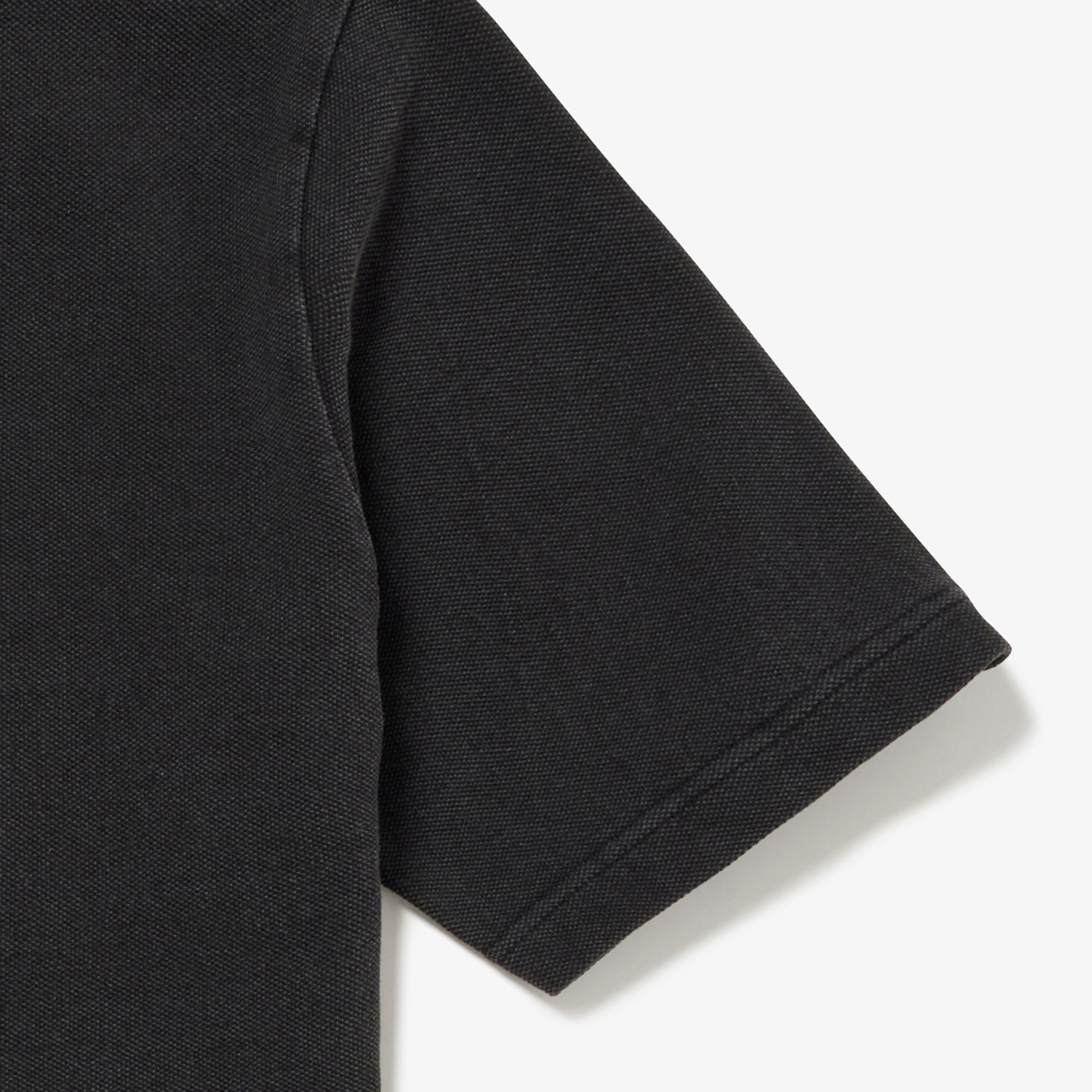 配色リブニットインディゴTシャツ