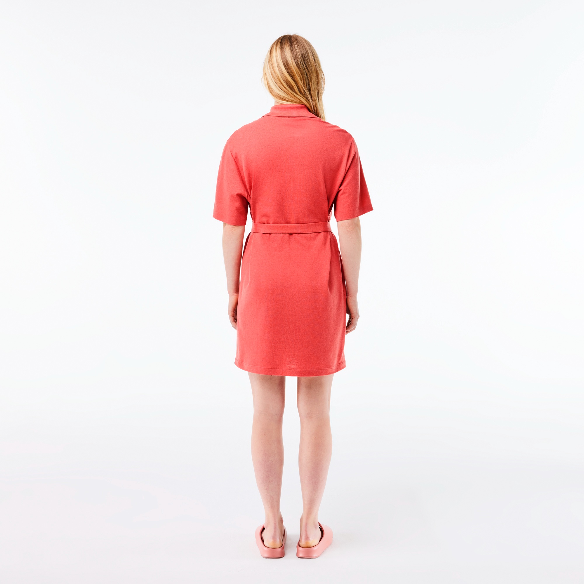 コットンリネンシャツドレス