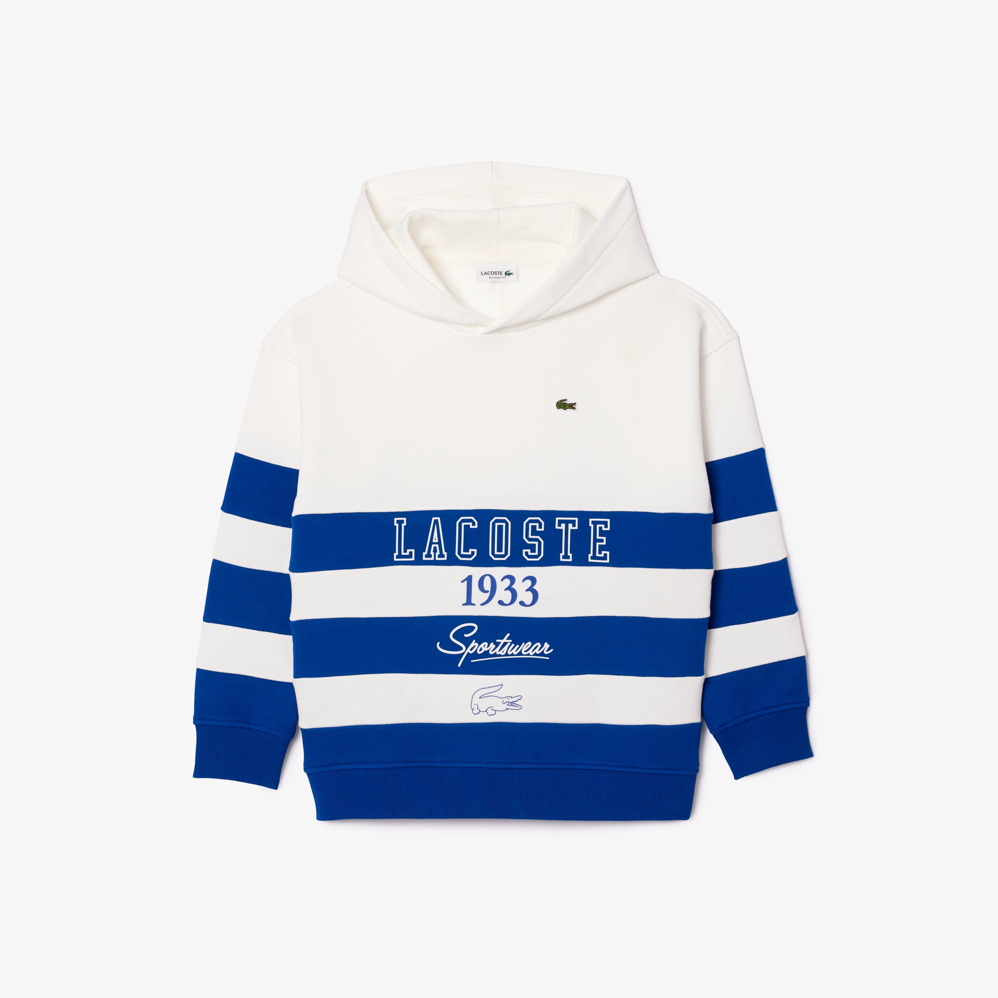 パネルボーダーグラフィックスウェットフーディー