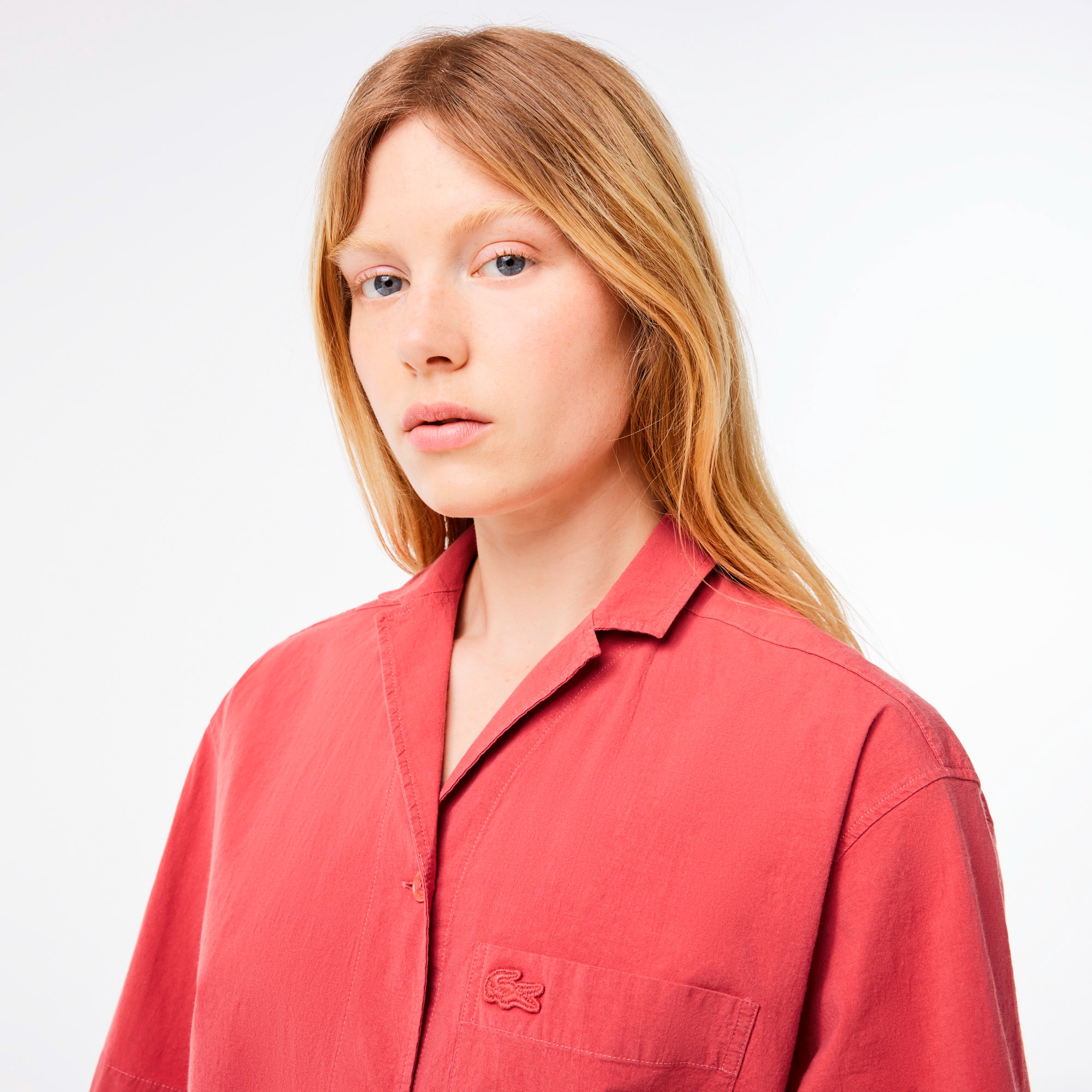 ボックスシルエットオープンカラーシャツ