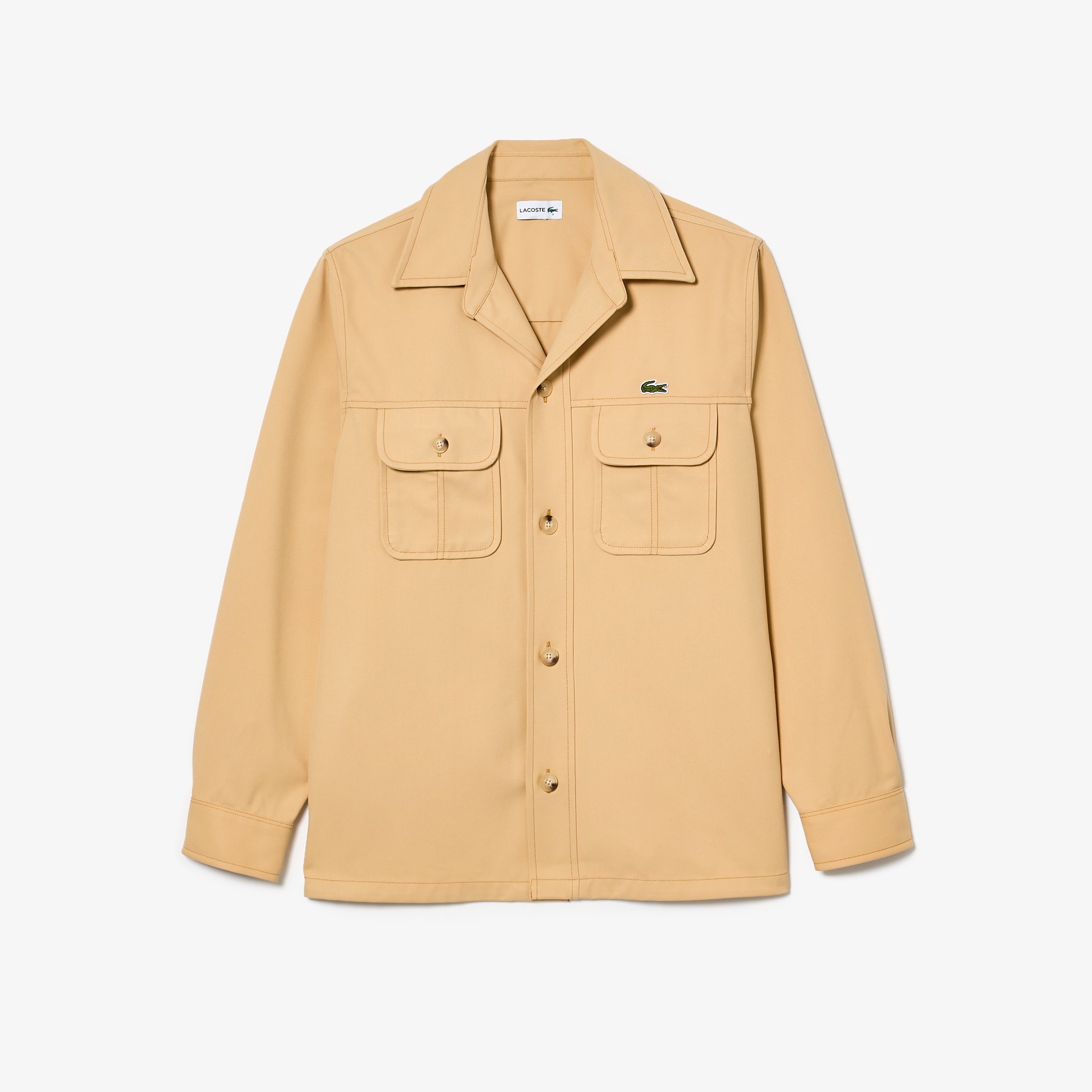 レーヨンブレンドヘビーウェイトミリタリーシャツ