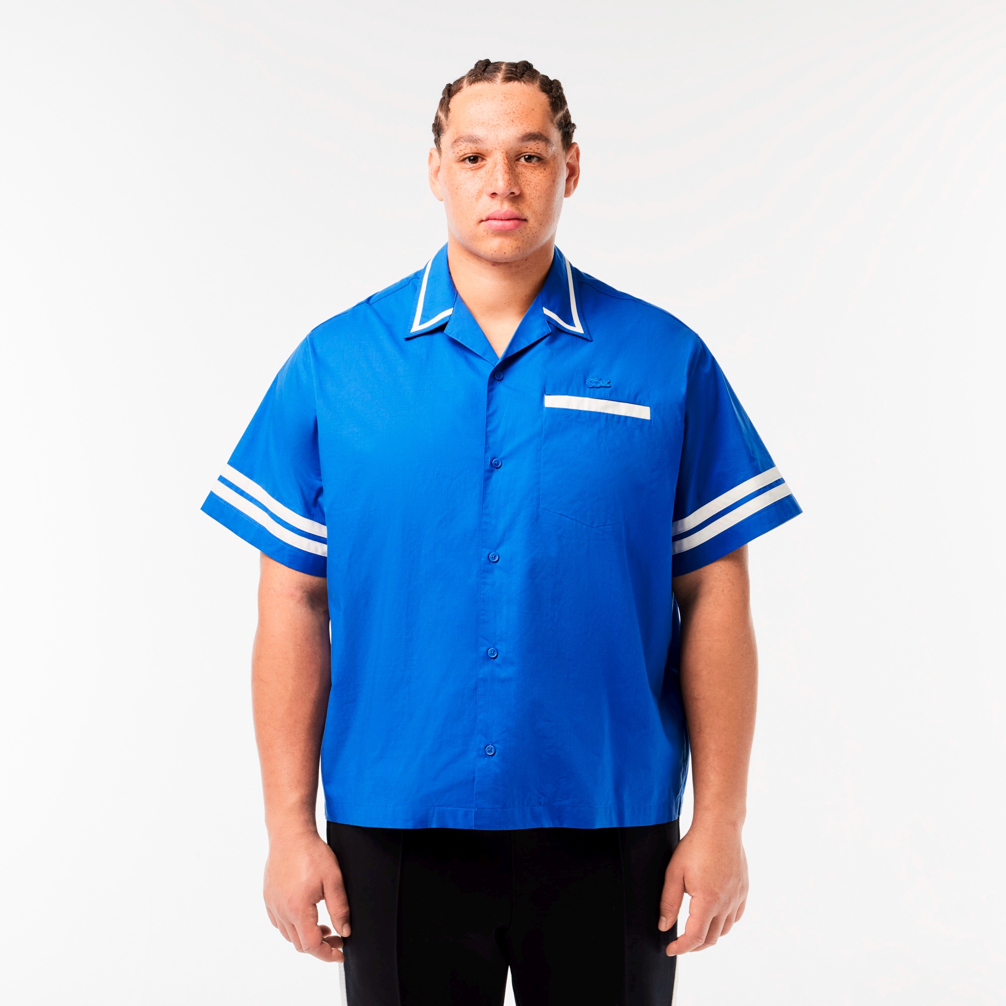 バックプリントボーリングシャツ