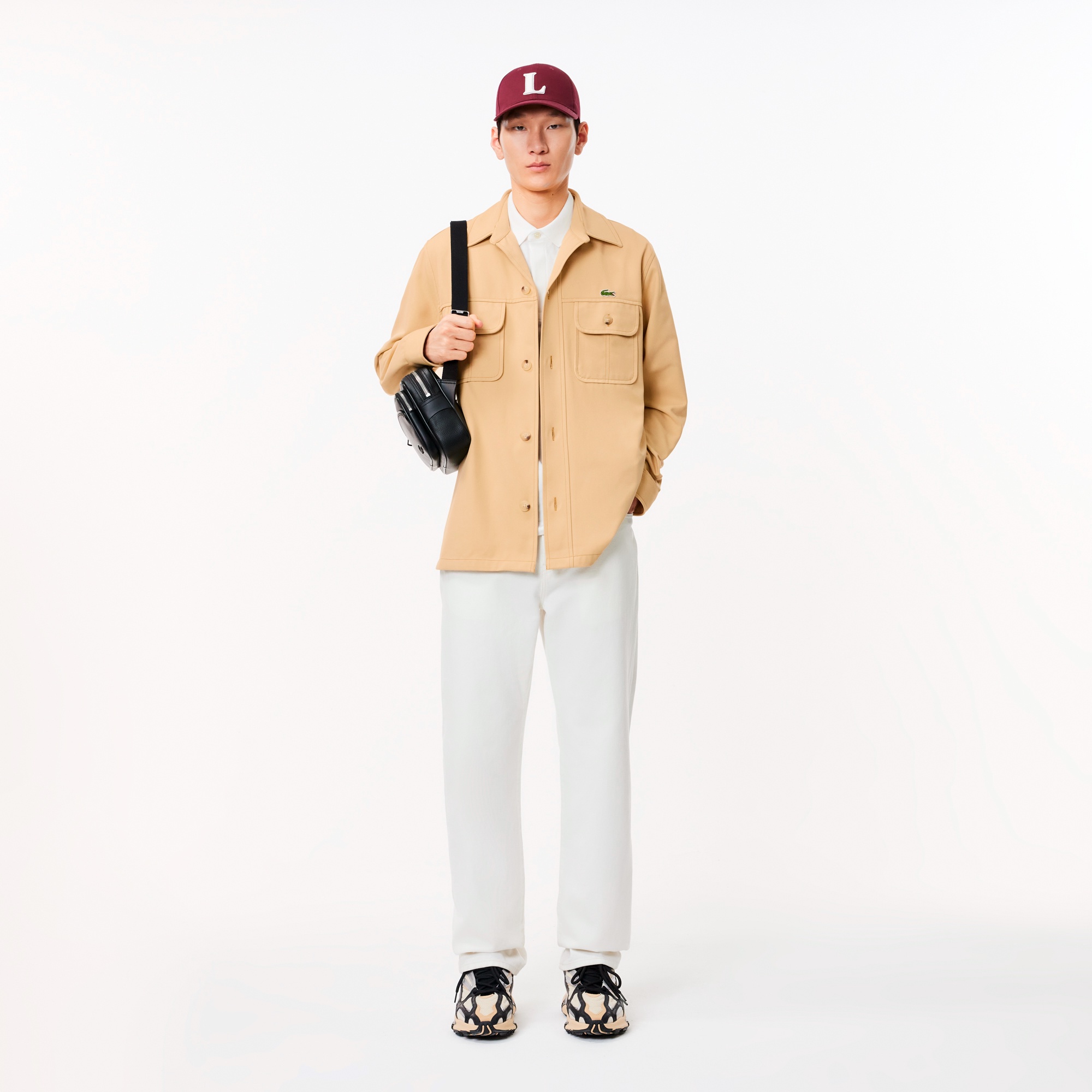 レーヨンブレンドヘビーウェイトミリタリーシャツ