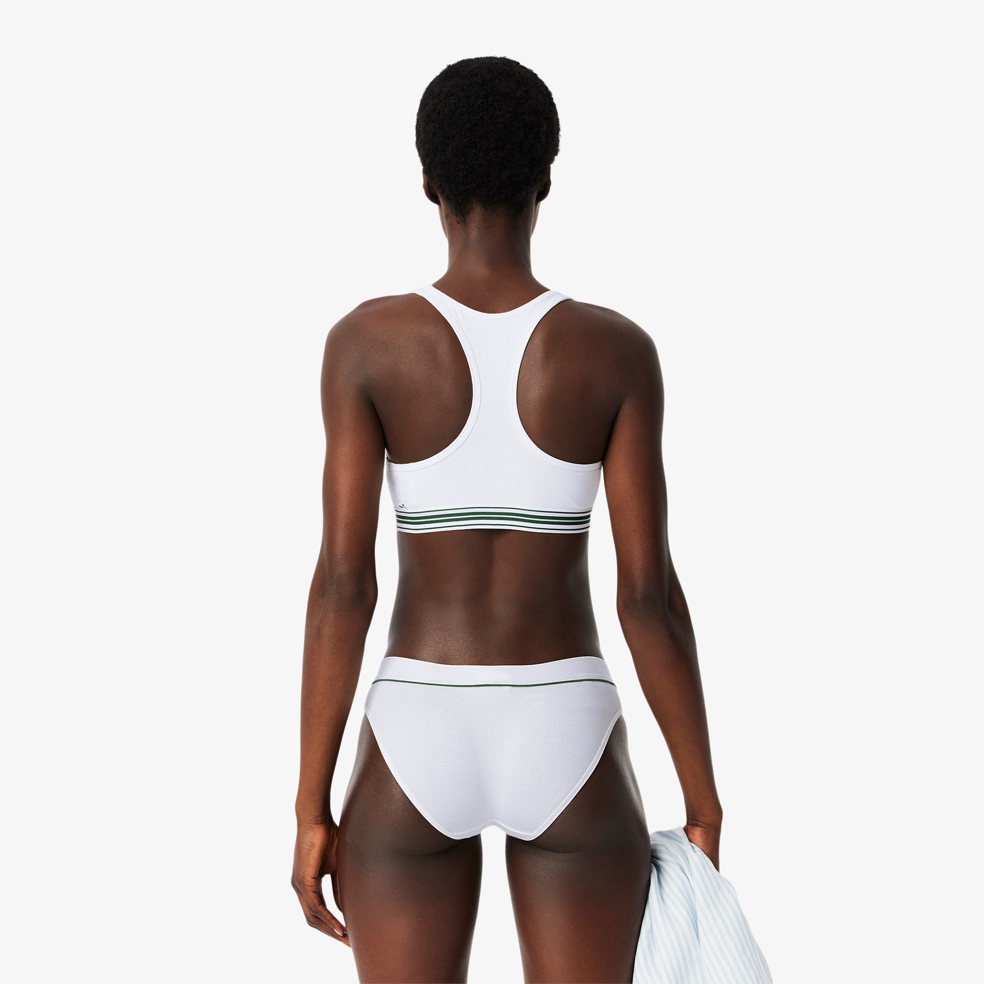 ストライプバンドミッドパッドブラレット