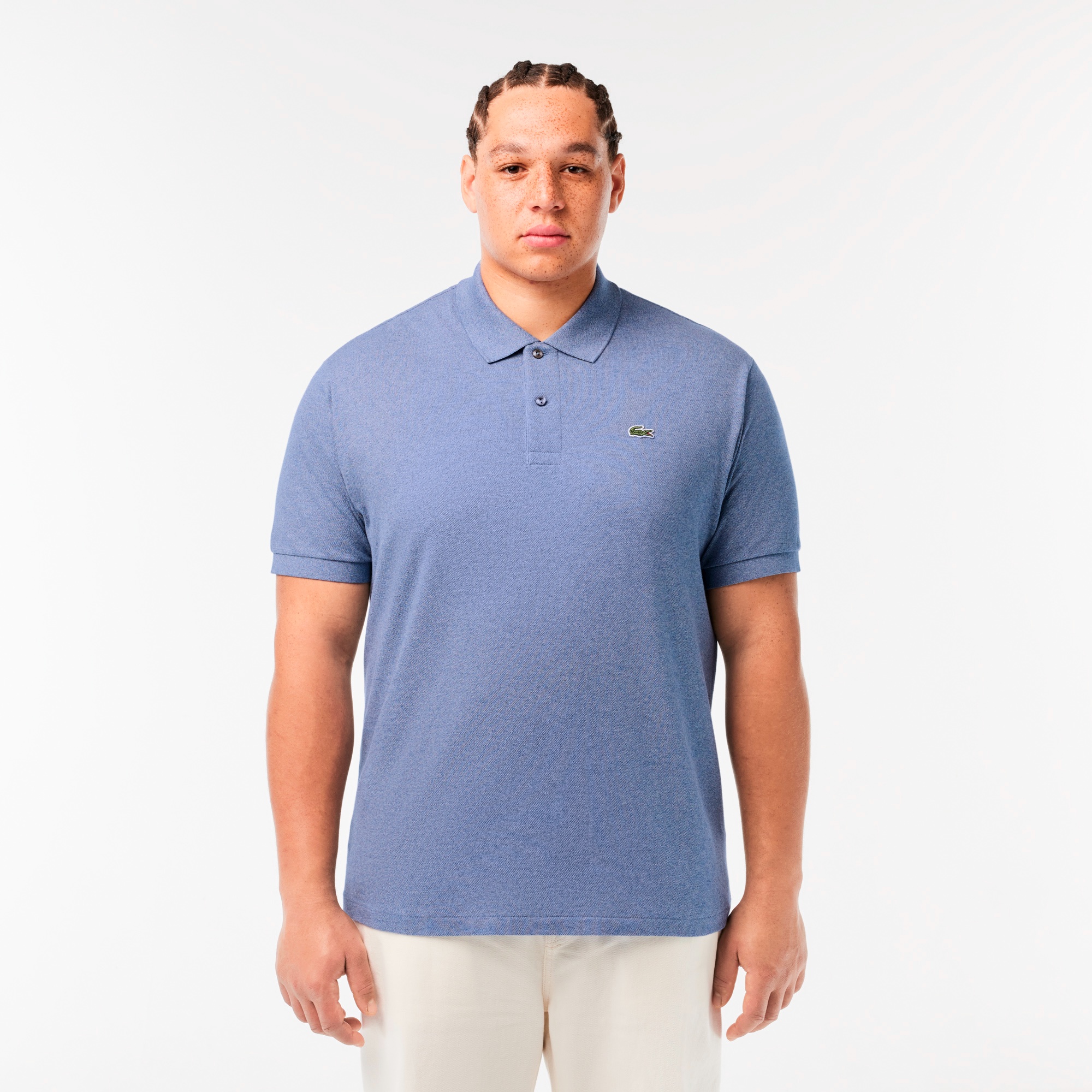 ラコステ L.12.64 ポロシャツ (杢・半袖)