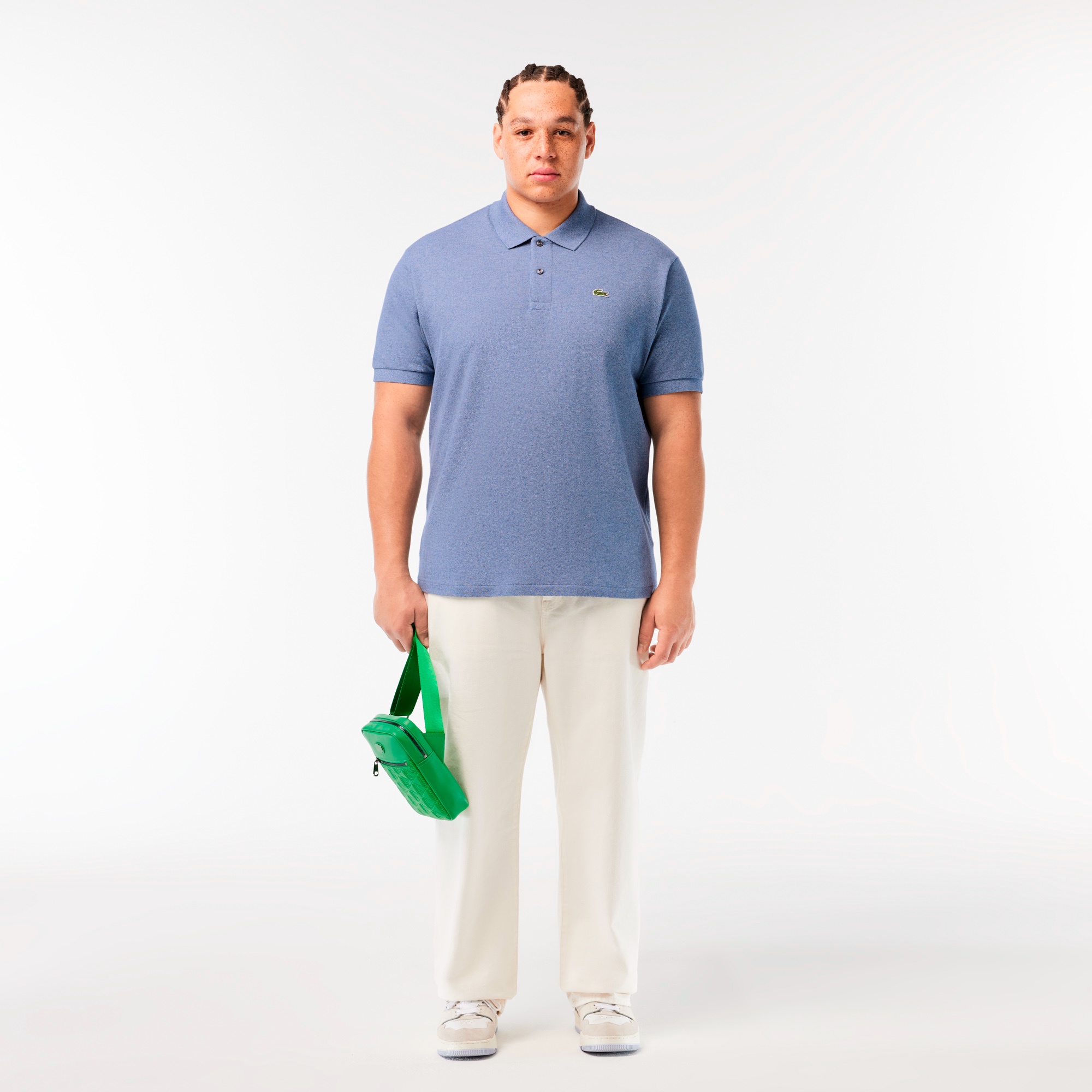ラコステ L.12.64 ポロシャツ (杢・半袖)