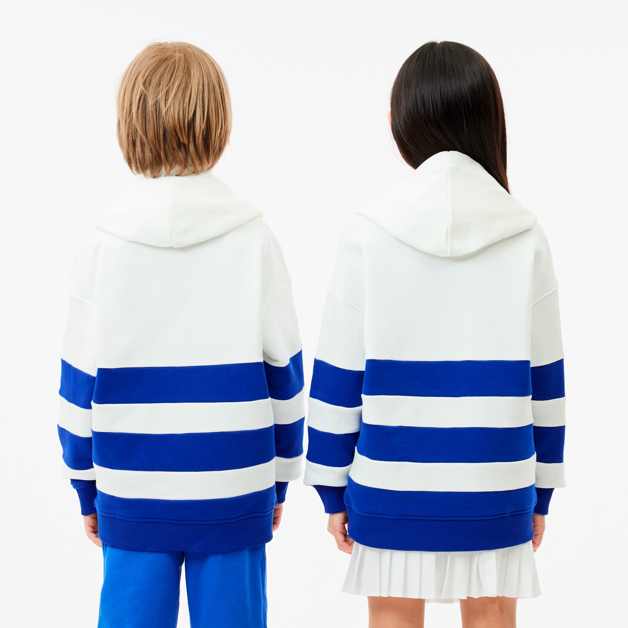 パネルボーダーグラフィックスウェットフーディー