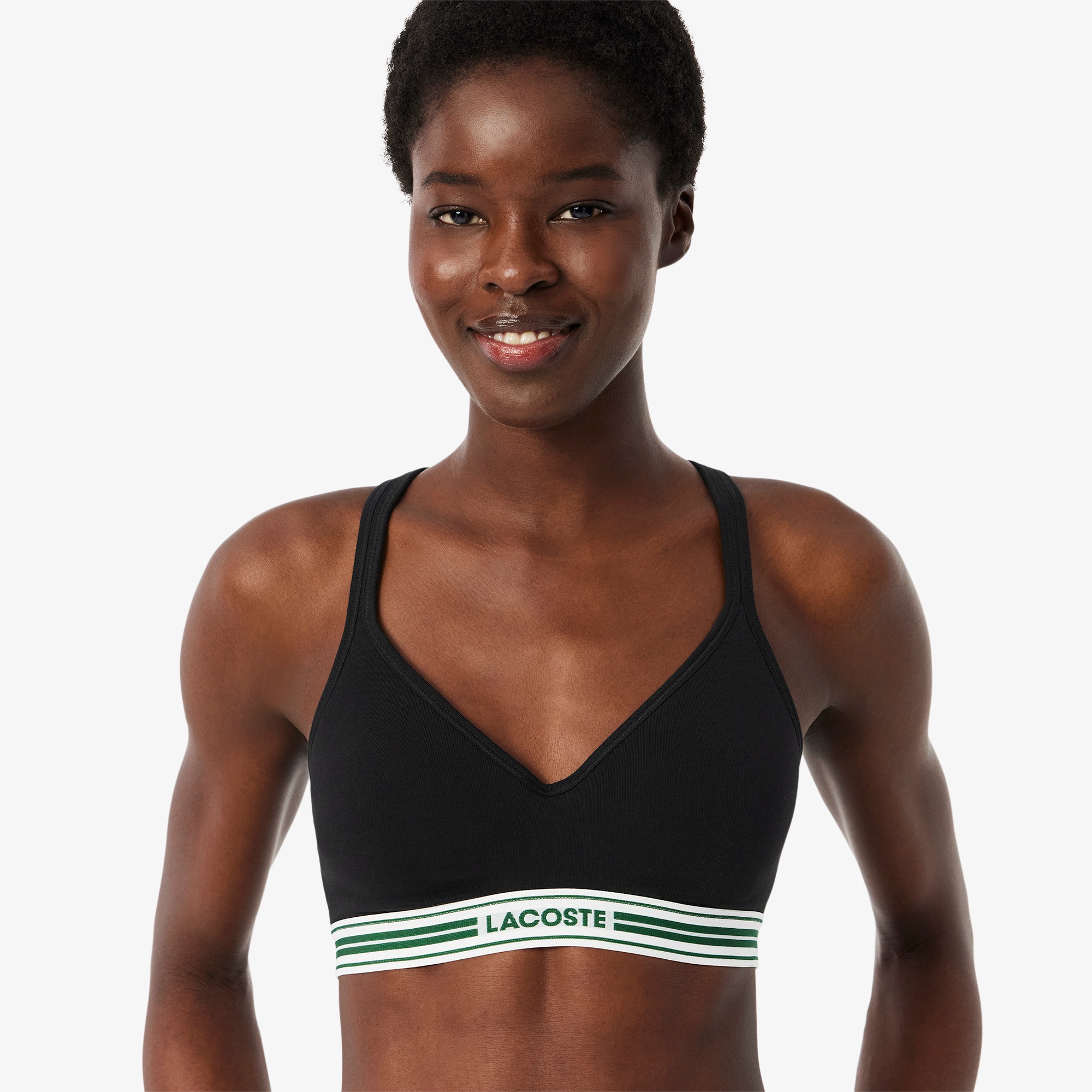 ストライプバンドスリムパッドブラレット