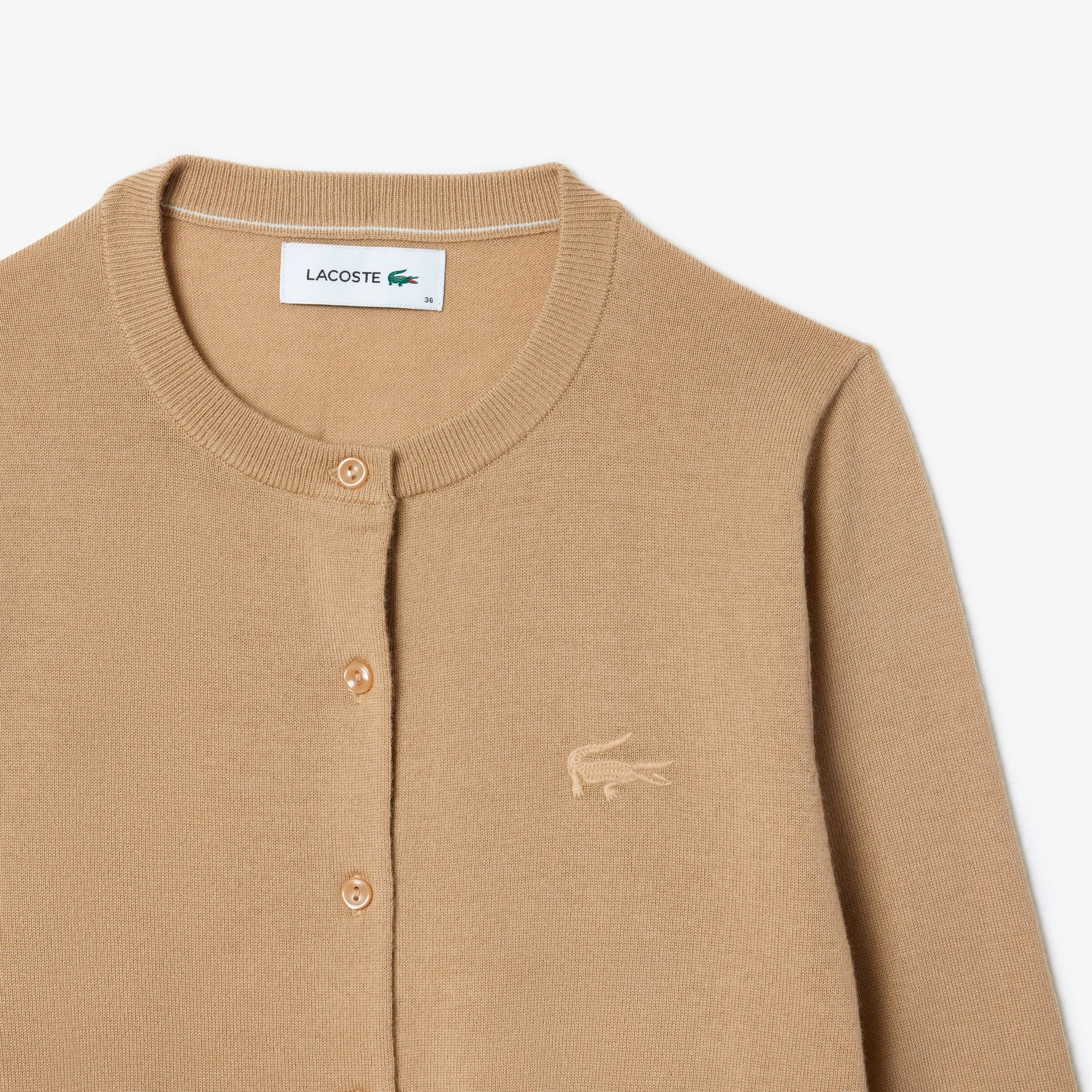 エッセンシャルクルーネックニットカーディガン