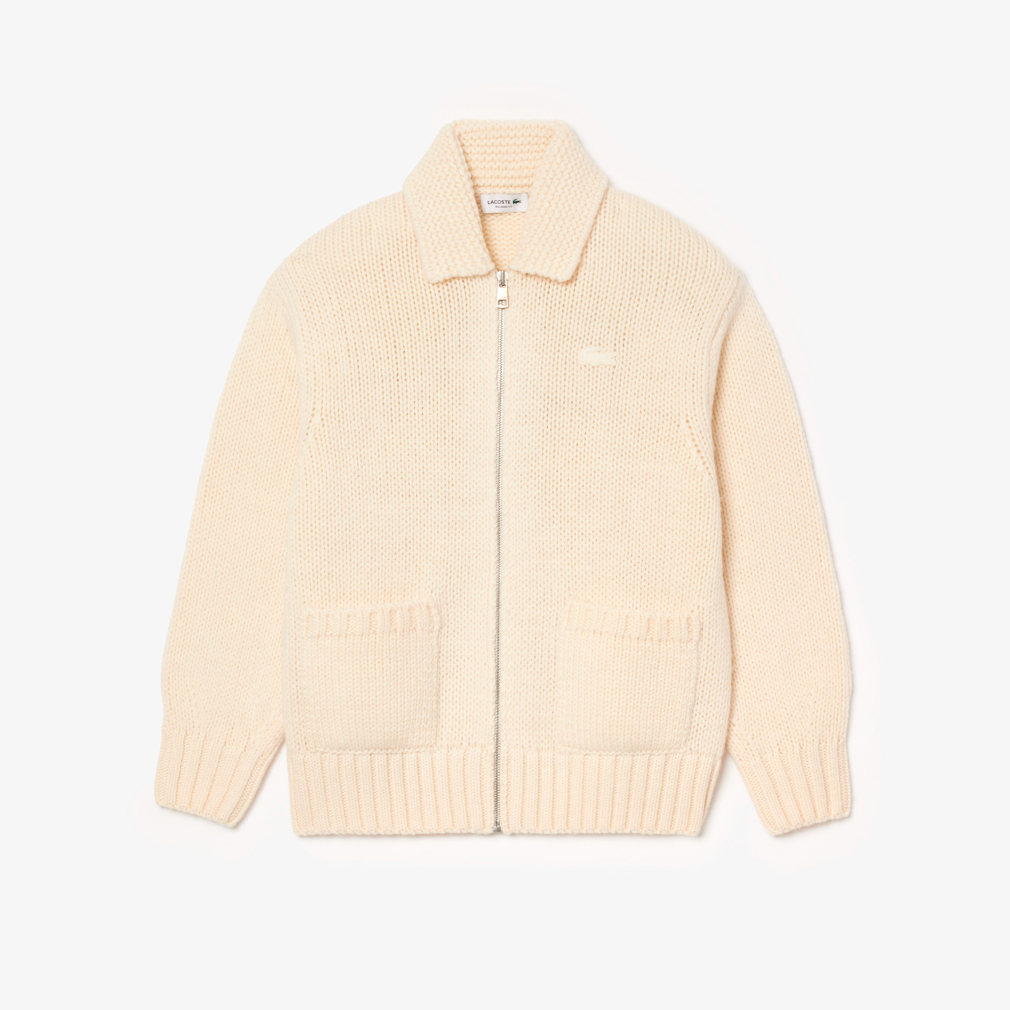 バックステッチニットジャケット