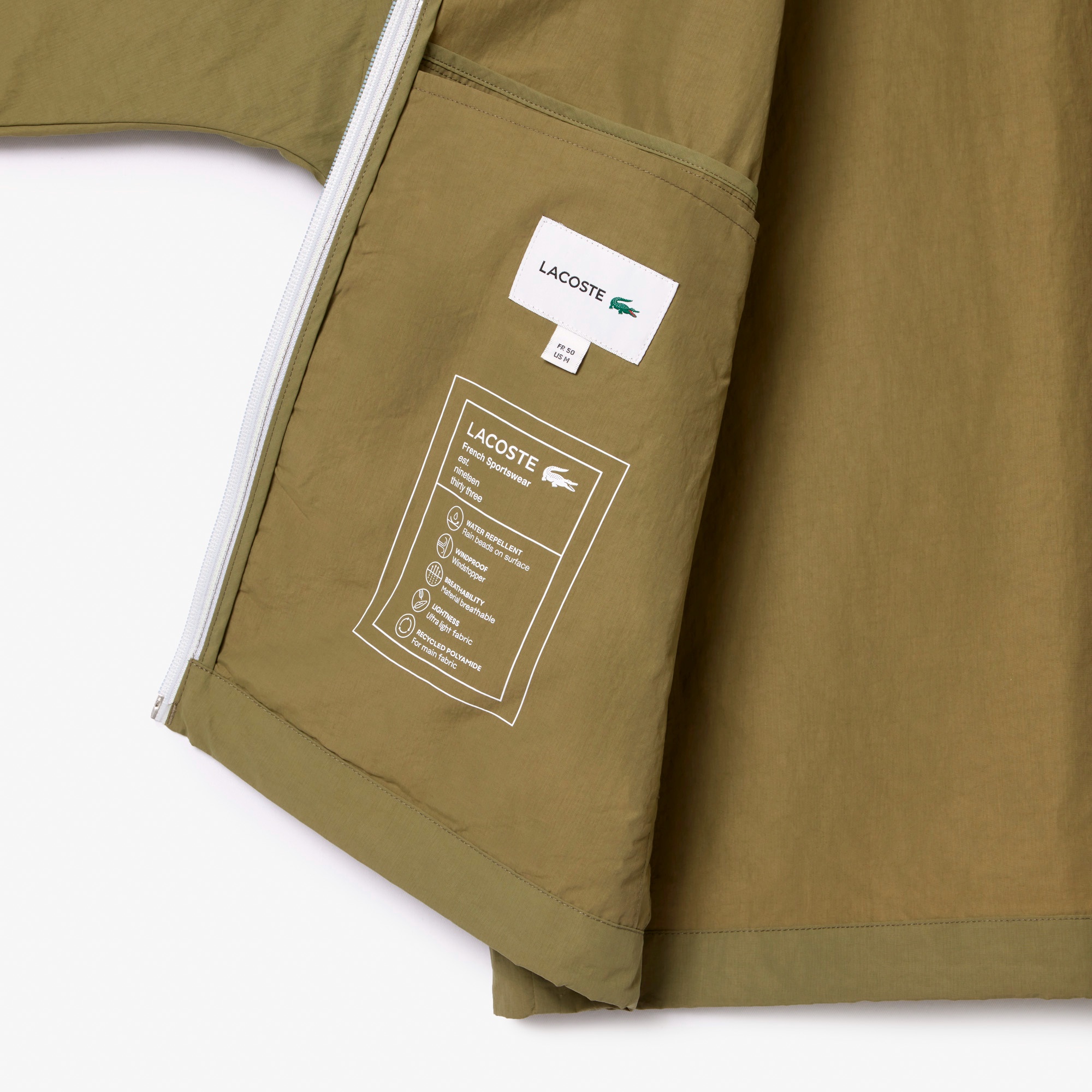 撥水防風ナイロンジャケット