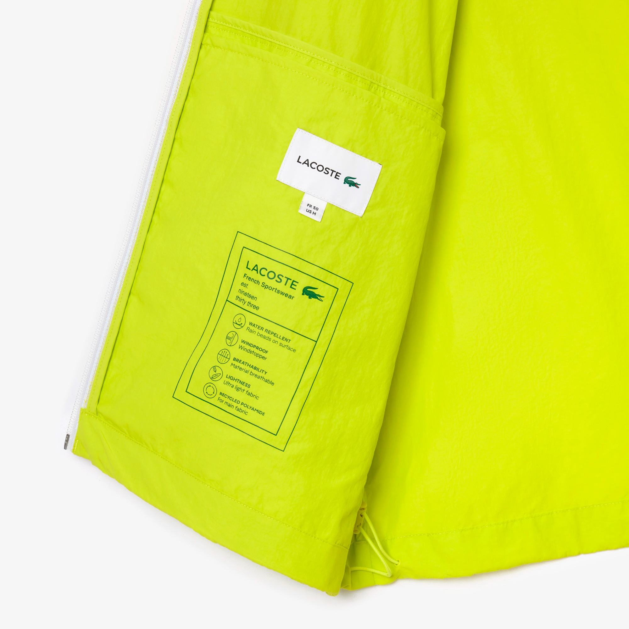 撥水防風ナイロンジャケット