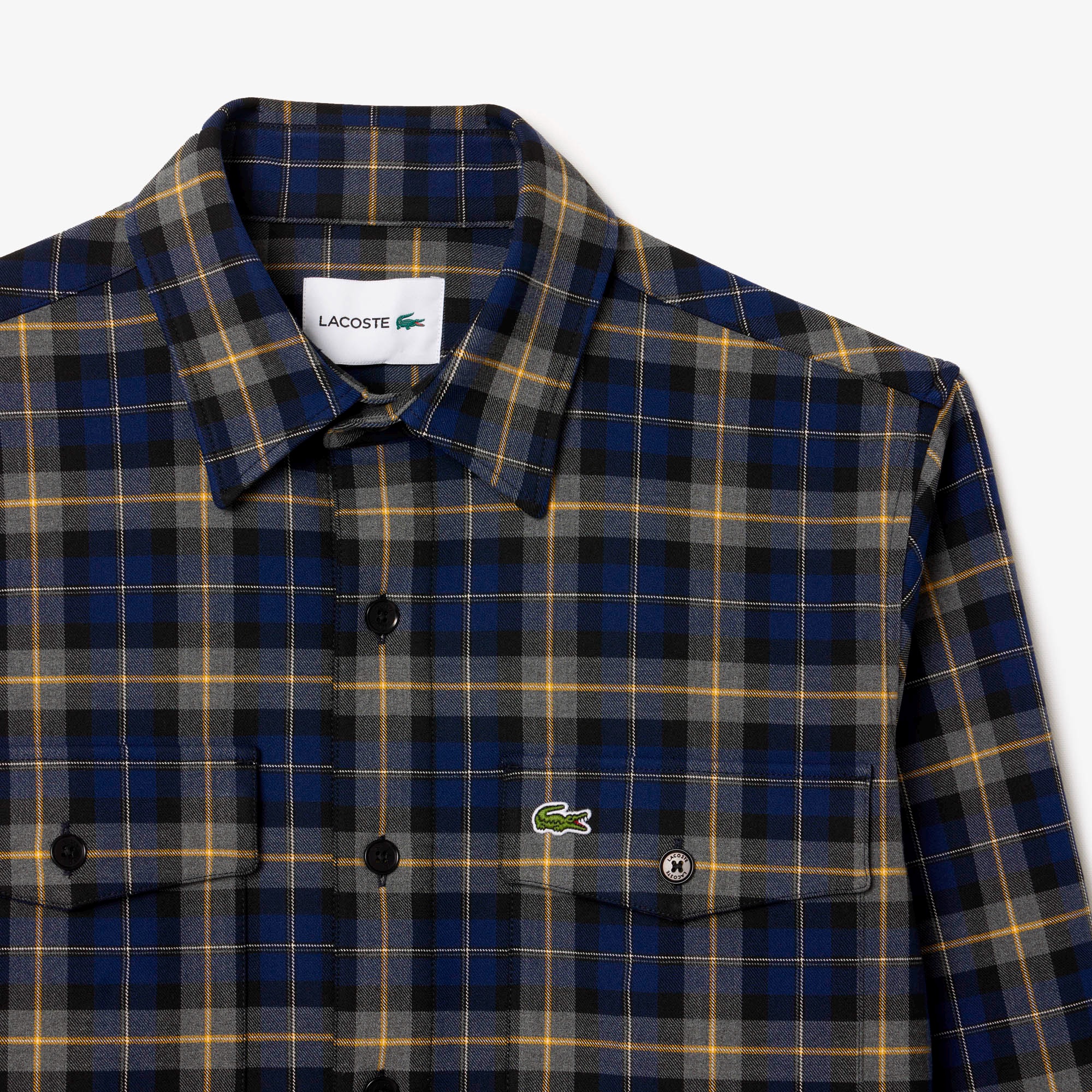 ダブルポケットチェックシャツ