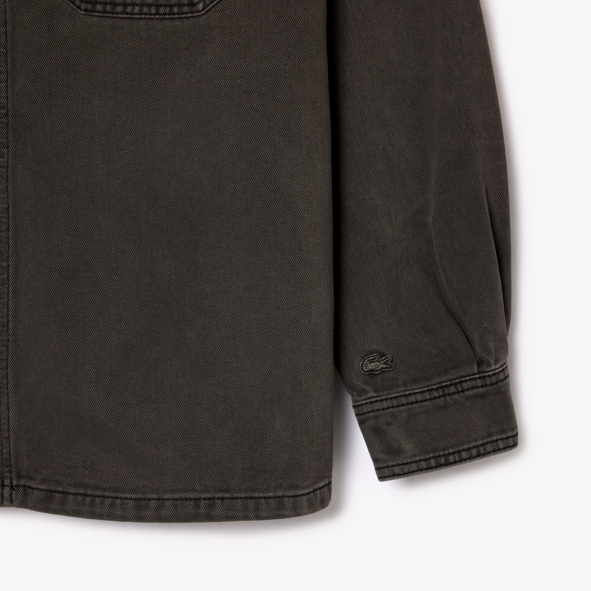 オーガニックコットンガーメントダイデニムシャツ