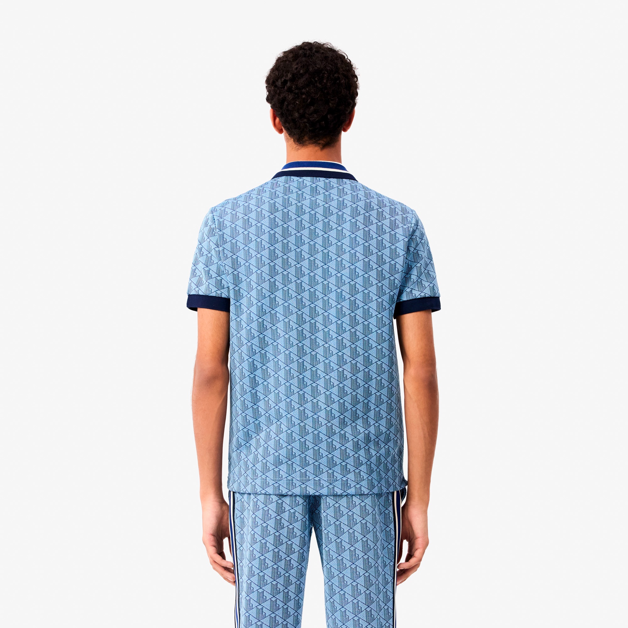 モノグラムジャカードポロシャツ