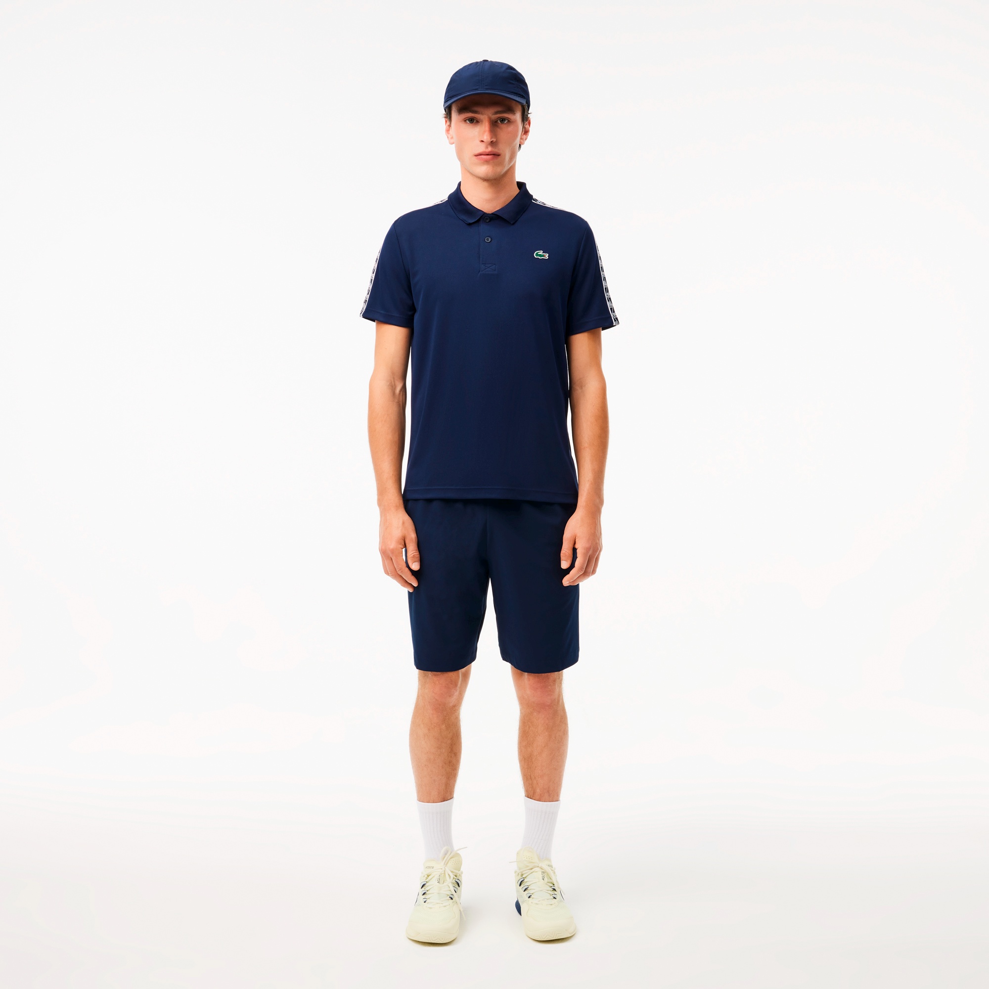 モノグラムテーピングウルトラドライテニスポロシャツ