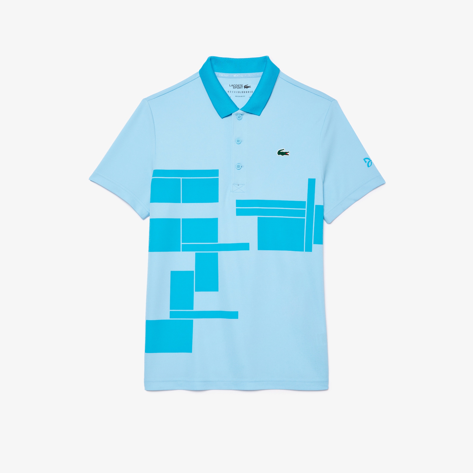 『ノバク・ジョコビッチ』コートプリントウルトラドライポロシャツ
